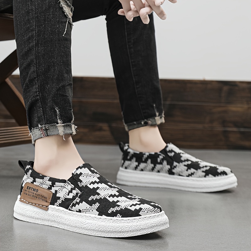 mens loafer shoes trendy color block slip on casual sneakers for outdoor walking hiking fishing all seasons men s shoes temu details 7