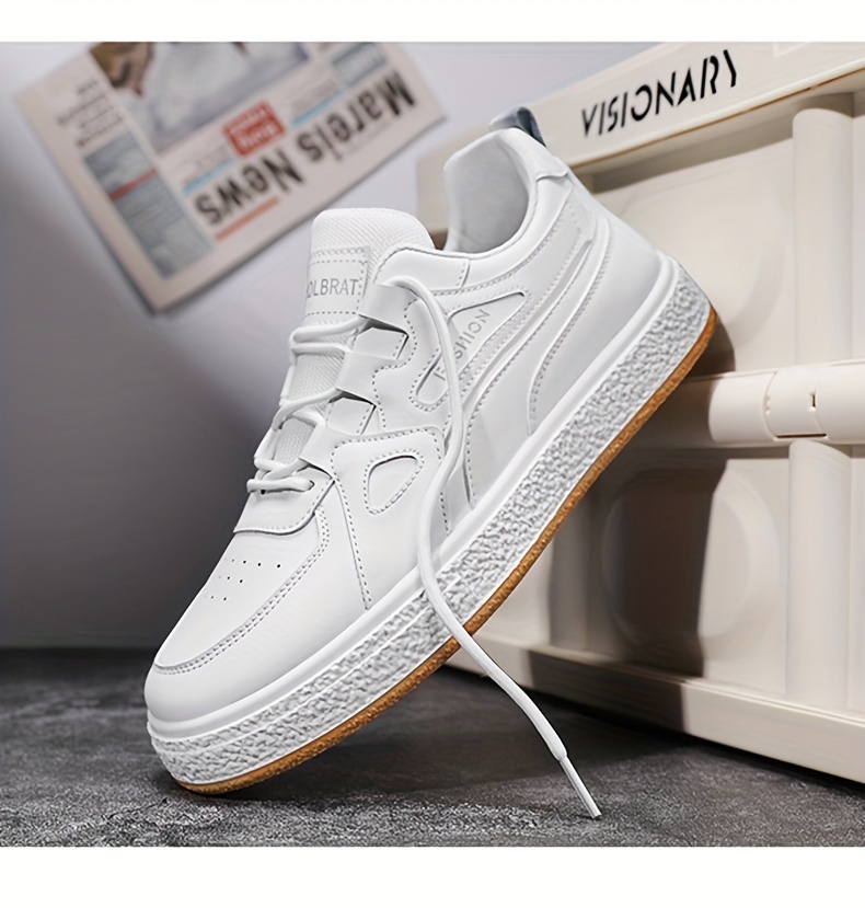 low top skateboard shoes men s trendy comfy non slip durable details 1