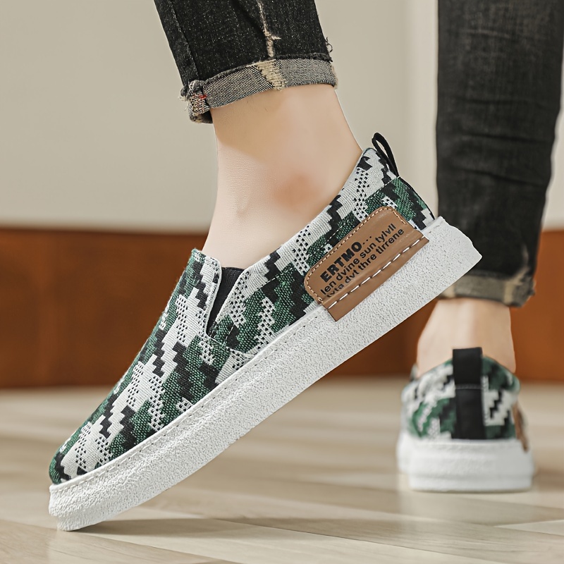 mens loafer shoes trendy color block slip on casual sneakers for outdoor walking hiking fishing all seasons men s shoes temu details 9