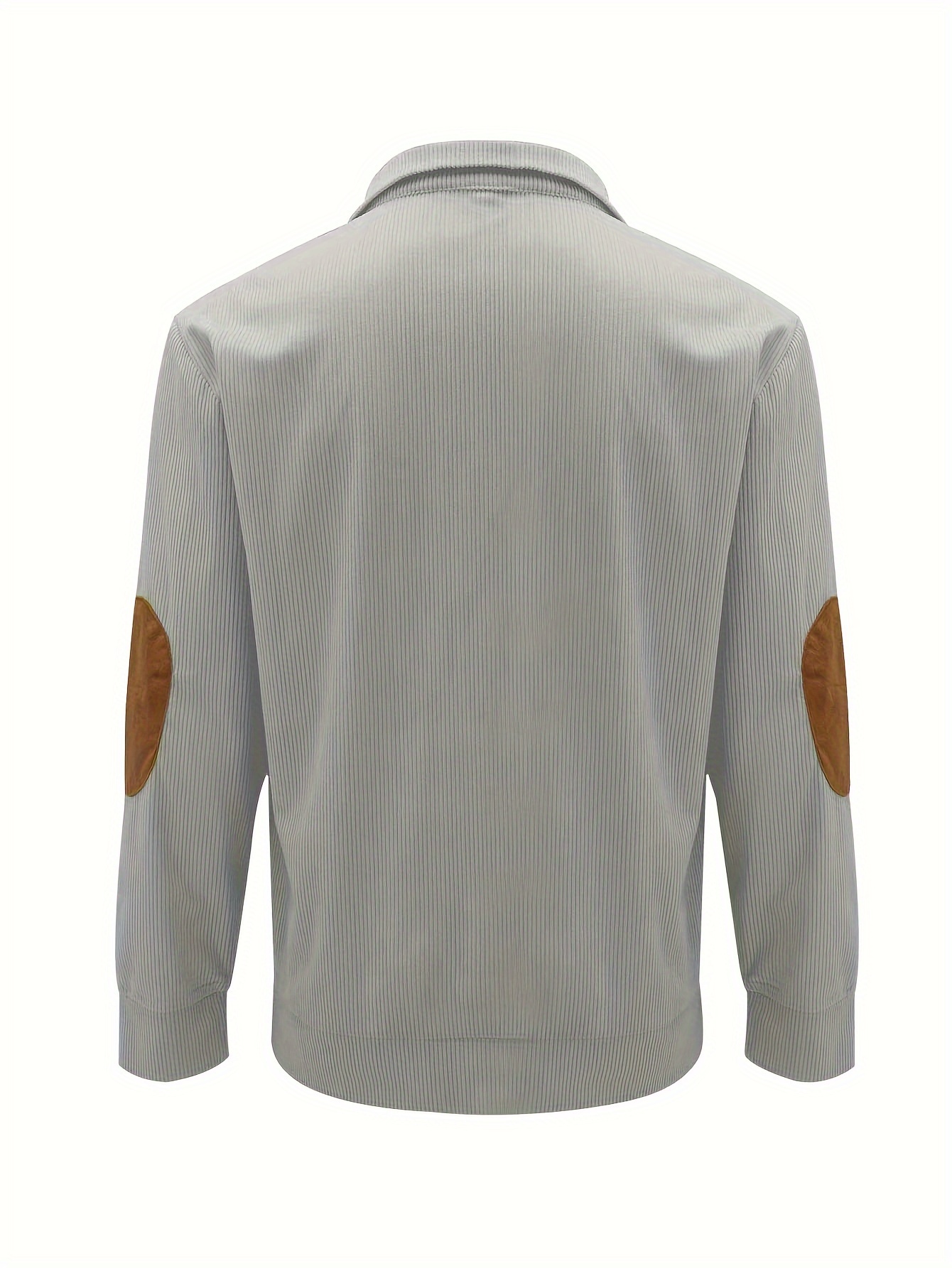 mens retro stand collar ribbed sweatshirt for men solid sweatshirts for spring fall long sleeve tops details 16