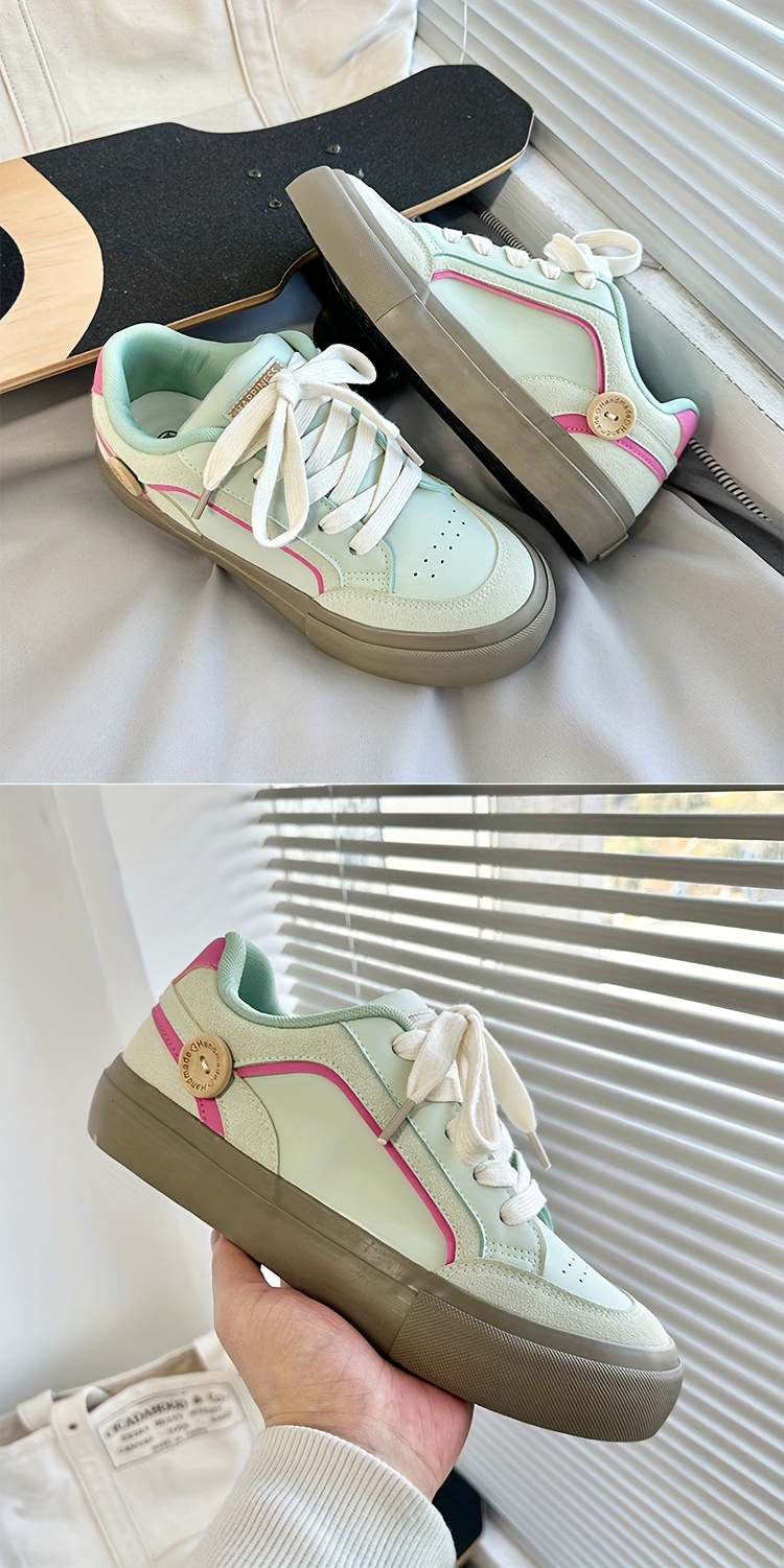 low top skateboard shoes men s trendy solid colour comfy non details 2