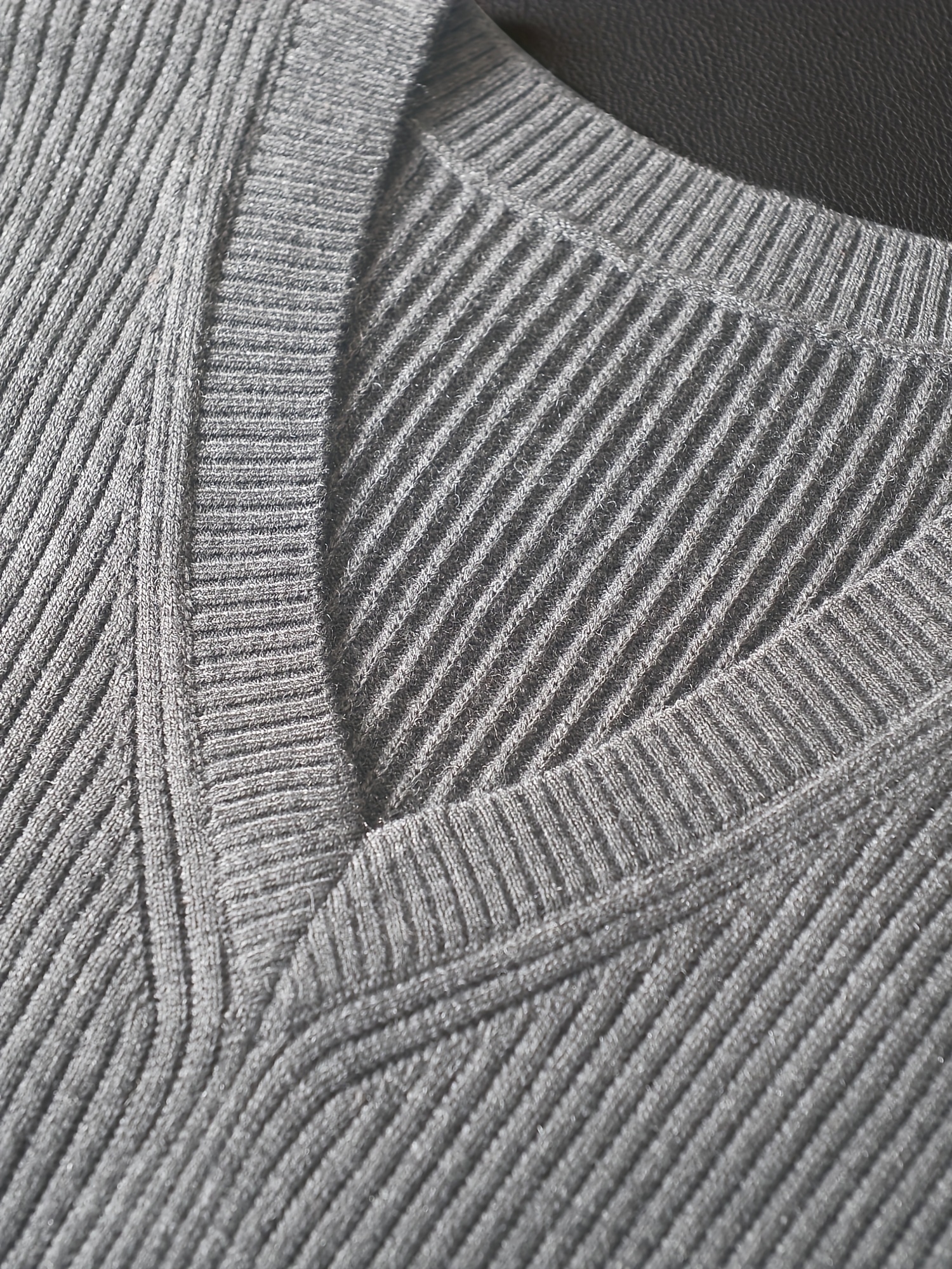 mens v neck sweater vest pullover solid color sleeveless sweaters vest preppy style details 30