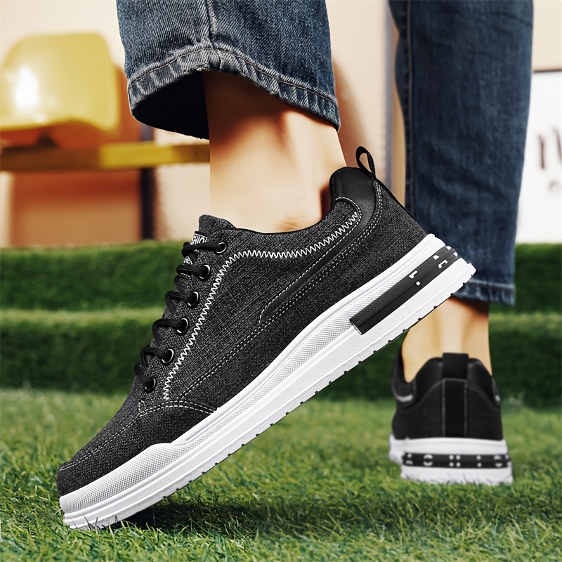 skate shoes men s vintage solid comfy non slip lace casual details 15