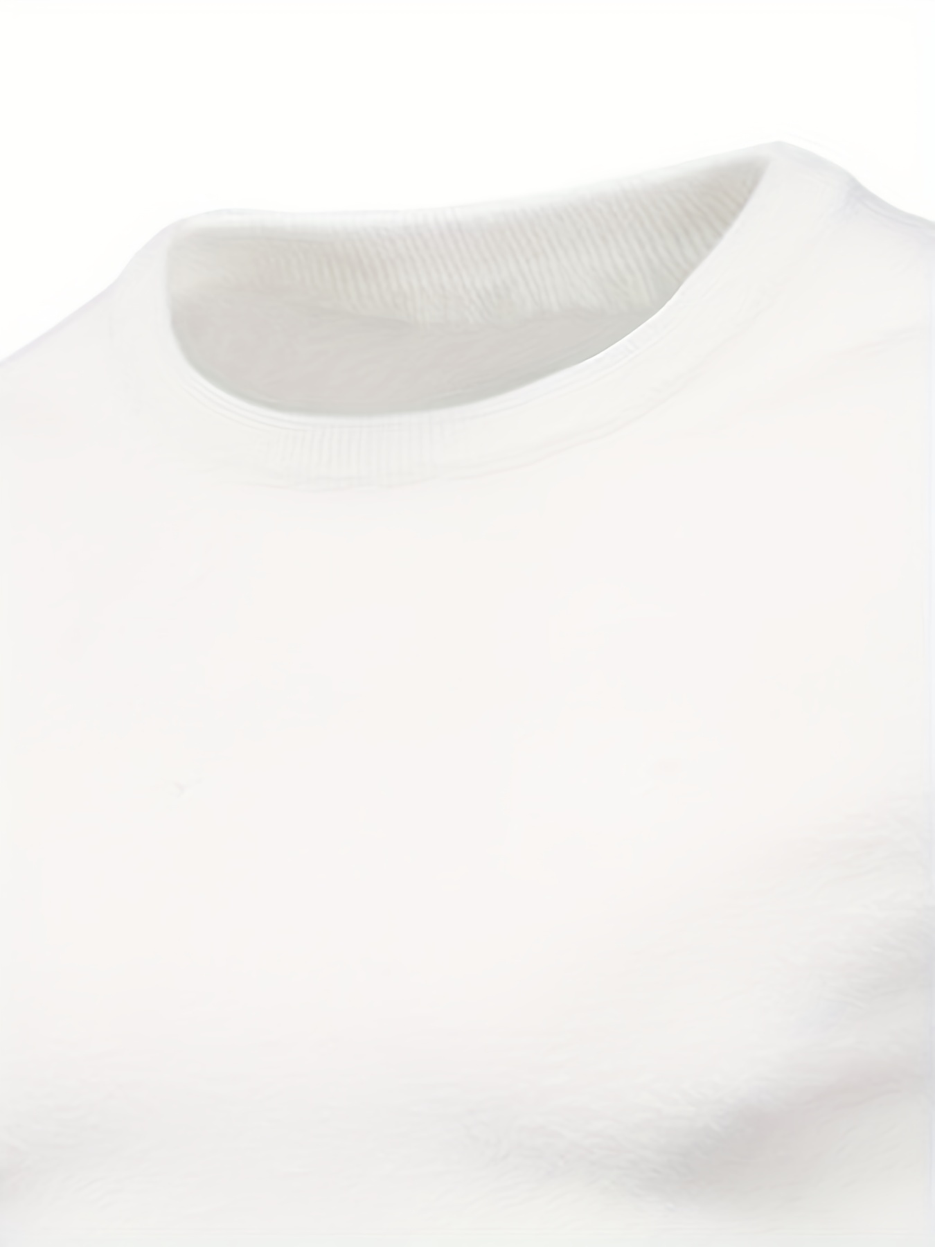 mens casual solid knitted sweater warm and stretchy crew neck pullover for fall and winter details 6