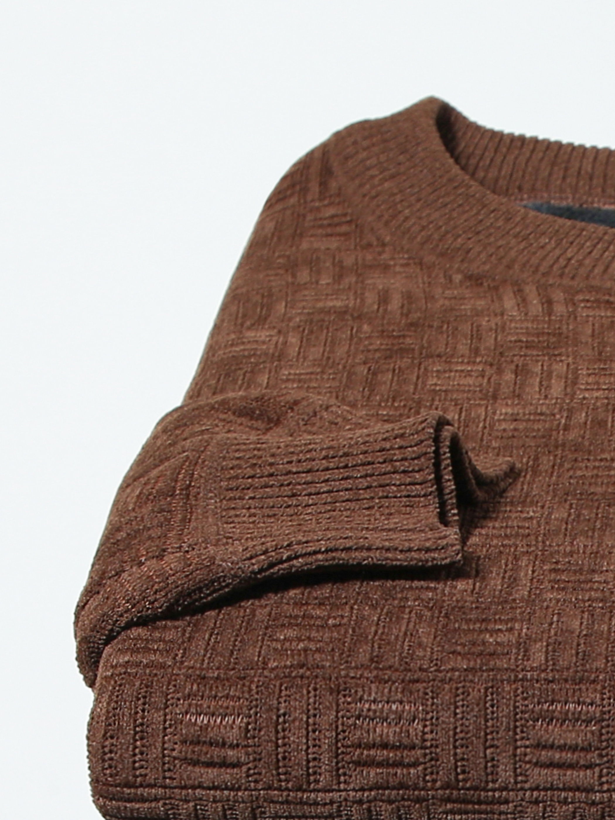 winter new mens casual sweater round neck plus thick base warm sweater best sellers details 18