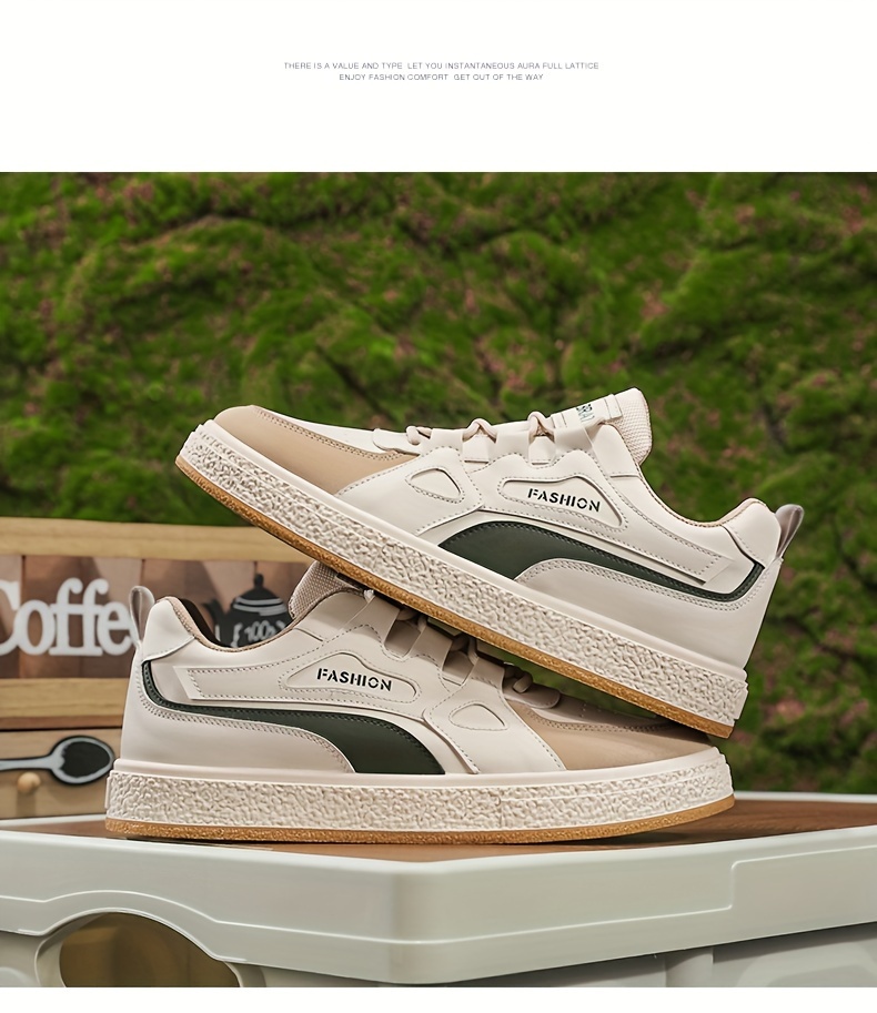 low top skateboard shoes men s trendy comfy non slip durable details 10