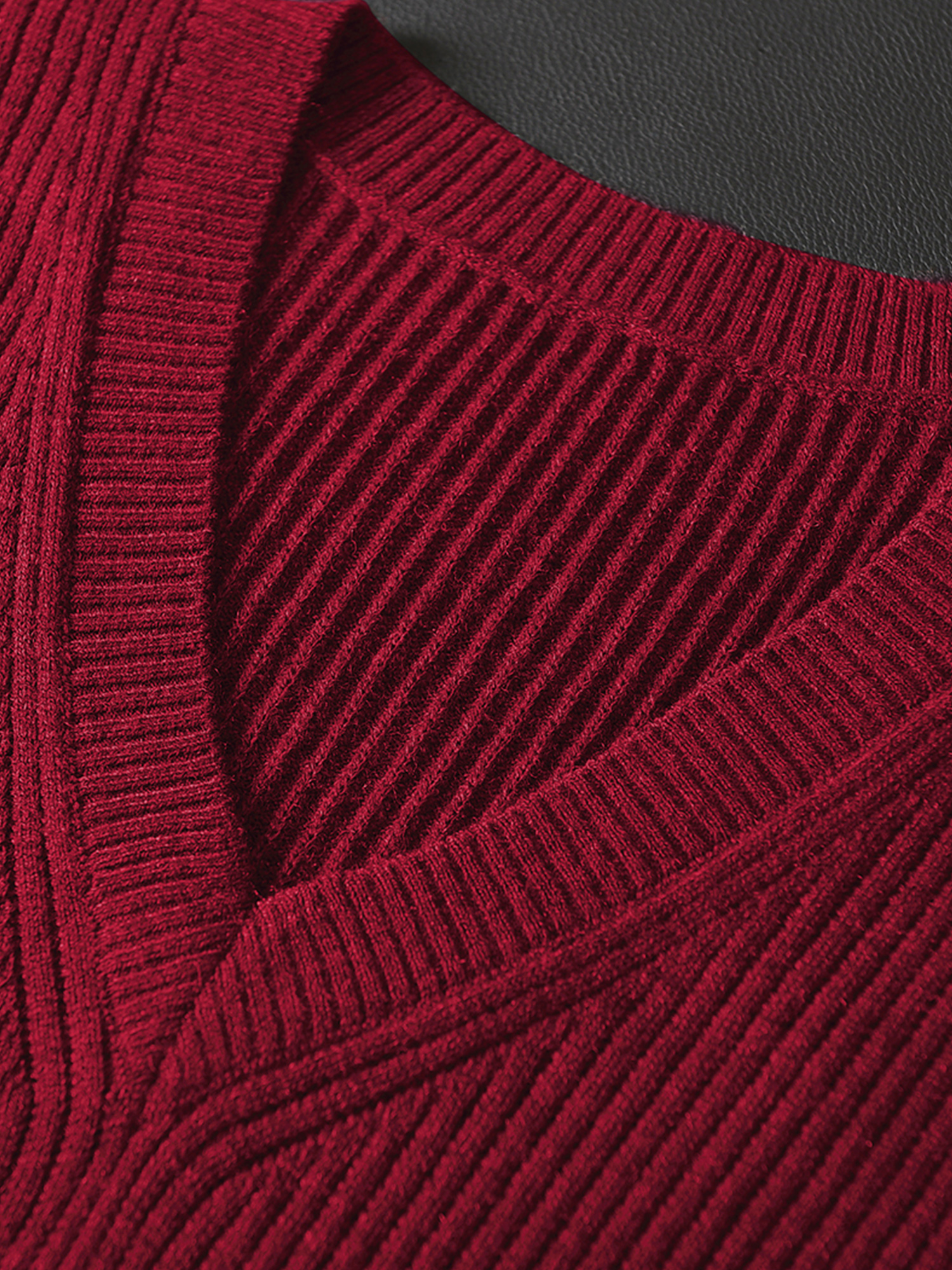 mens v neck sweater vest pullover solid color sleeveless sweaters vest preppy style details 18