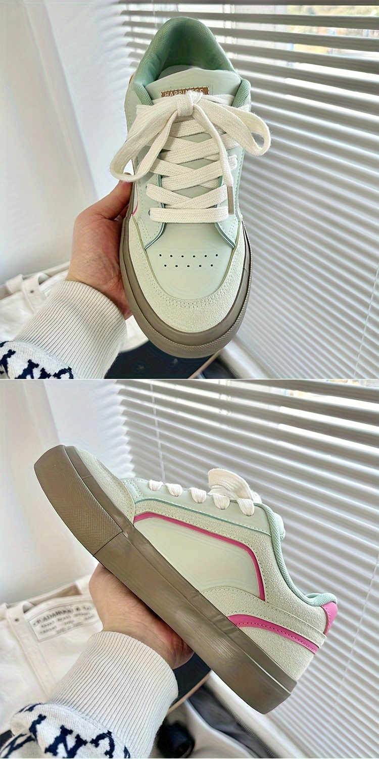 low top skateboard shoes men s trendy solid colour comfy non details 3