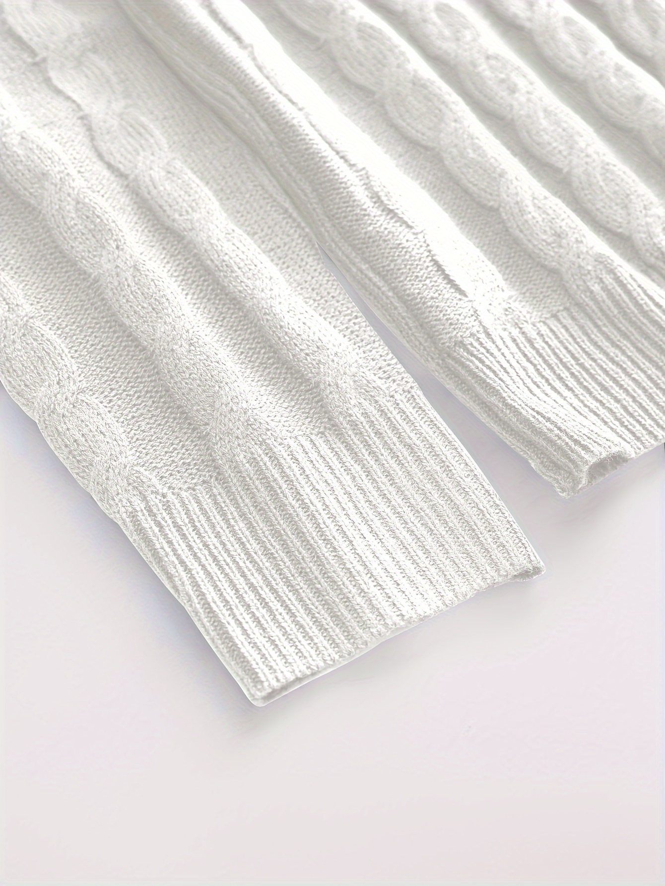 all match knitted shawl collar sweater mens casual warm high stretchy pullover sweater for fall winter details 34