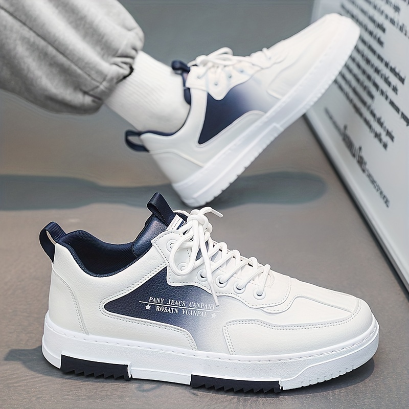 gradient detail skate shoes men s good grip breathable lace details 9