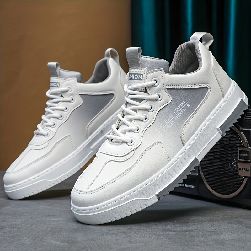 gradient detail skate shoes men s good grip breathable lace details 4