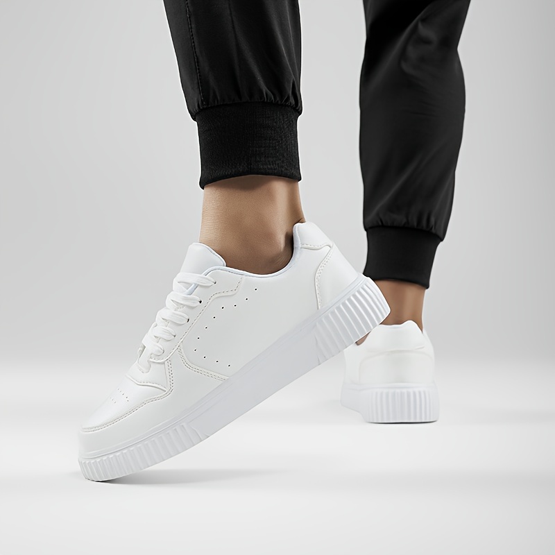 trendy skateboard shoes men s lace non slip season outdoor details 1