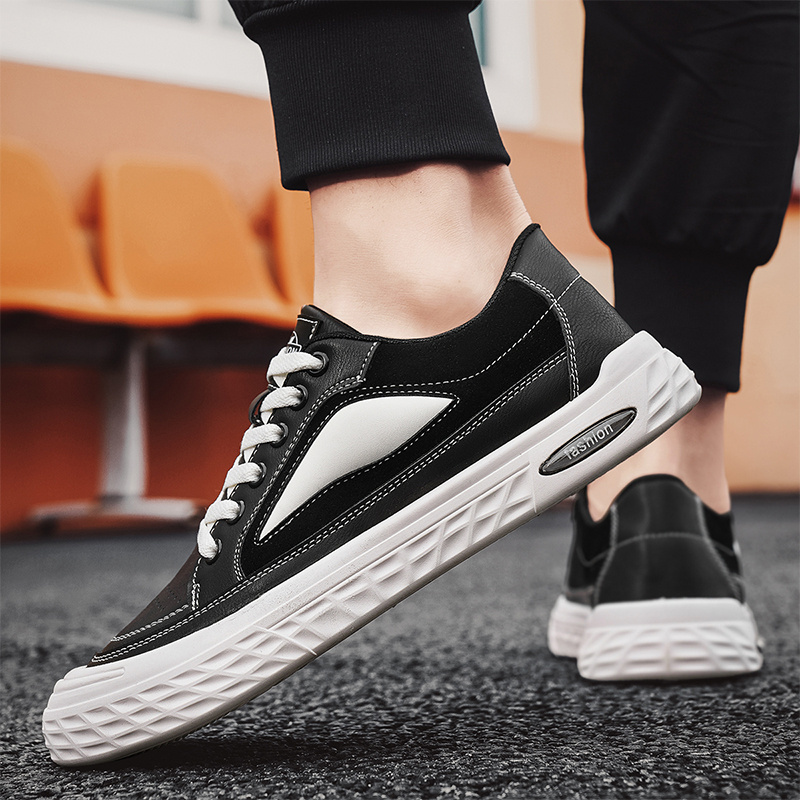 skateboard shoes men s non slip lace low top seasons outdoor details 4