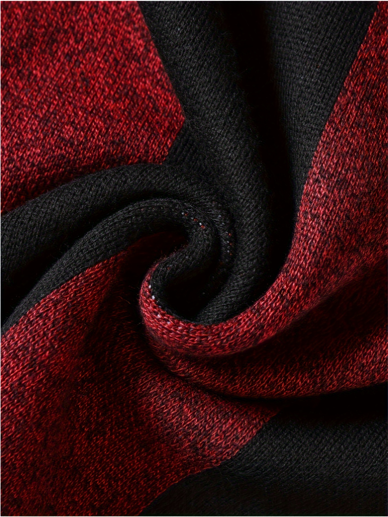 mens color block round neck sweater trendy stretch warm pullover for winter outdoor details 20