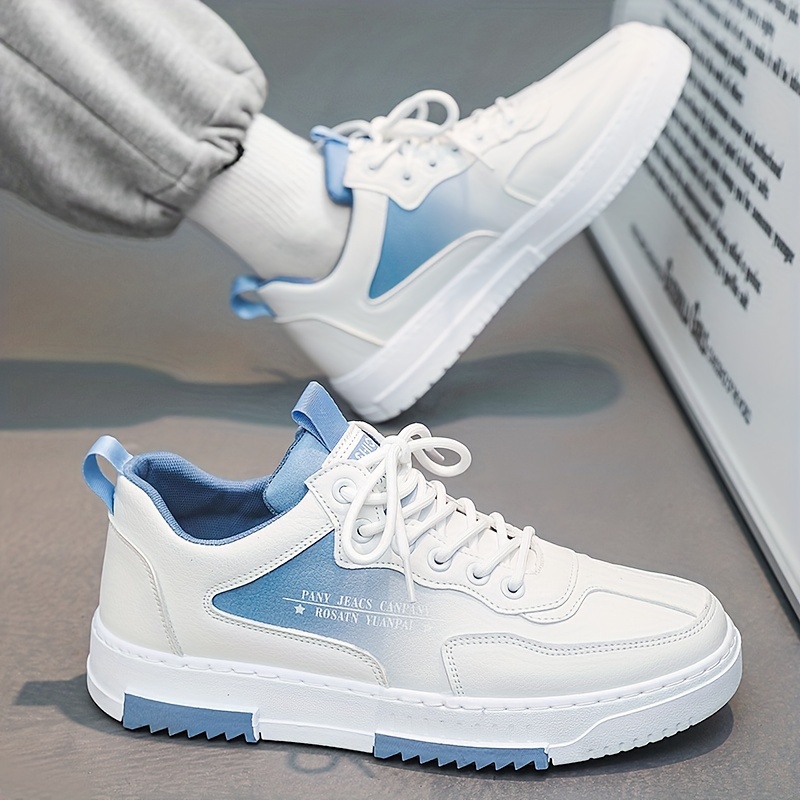 gradient detail skate shoes men s good grip breathable lace details 13