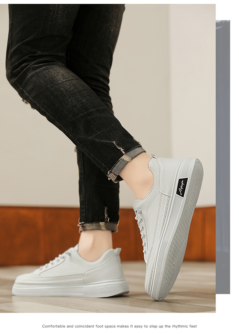 low top skateboard shoes men s casual lightweight non slip details 3