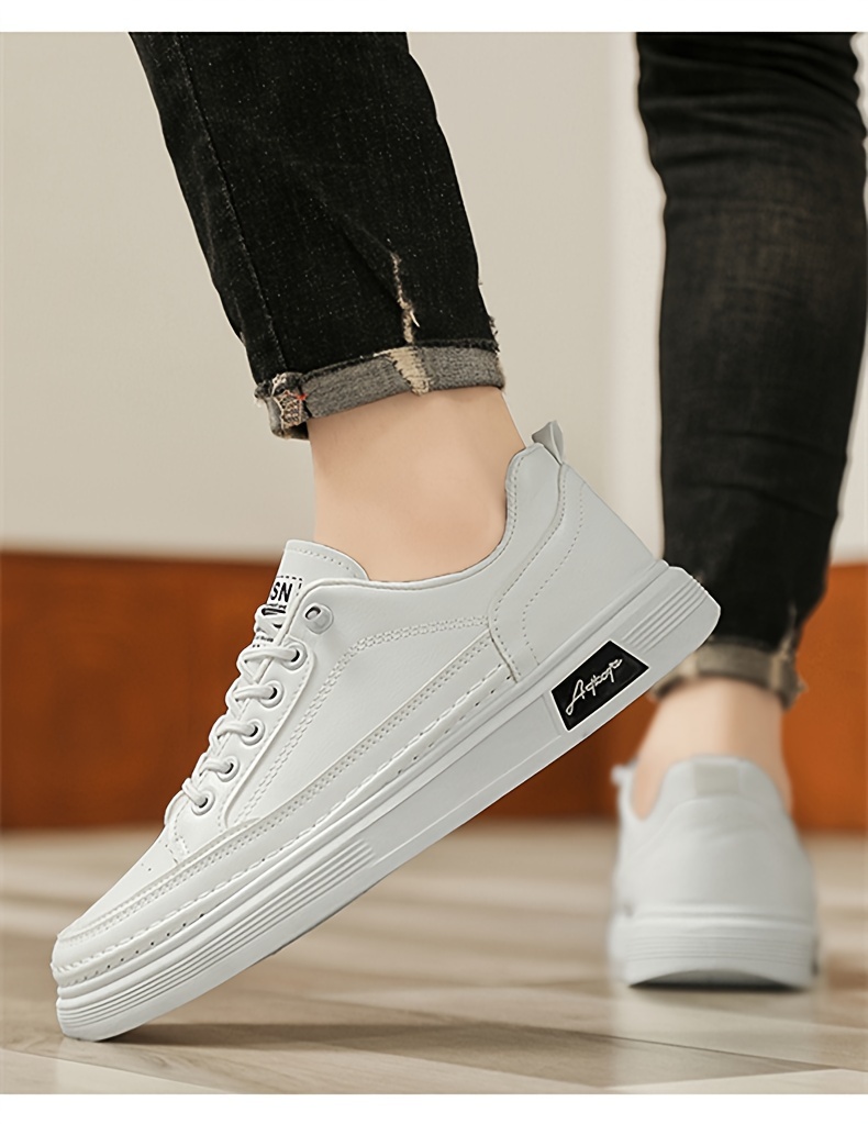 low top skateboard shoes men s casual lightweight non slip details 0