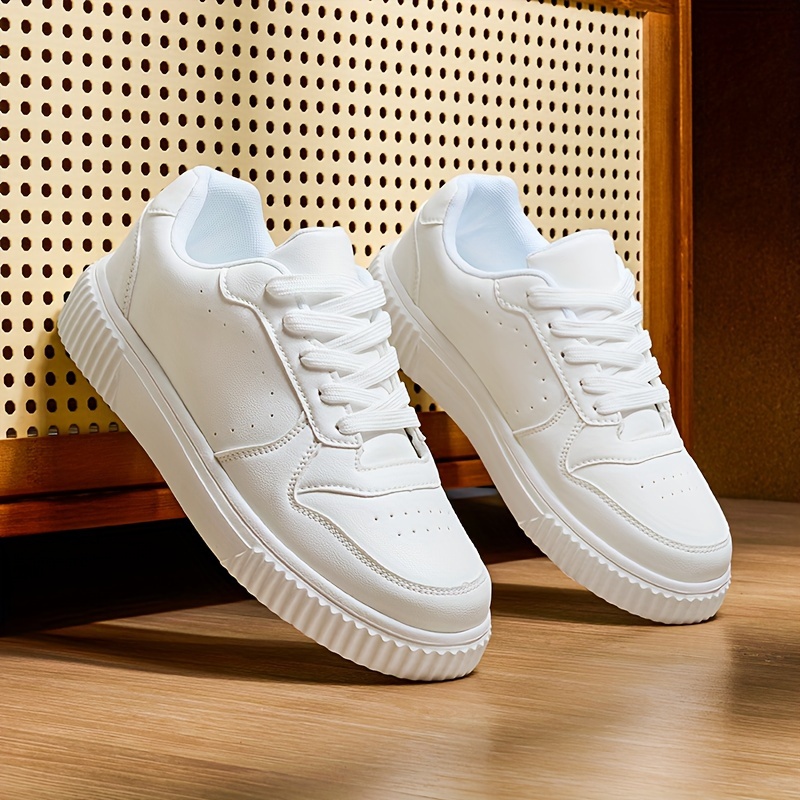 trendy skateboard shoes men s lace non slip season outdoor details 7