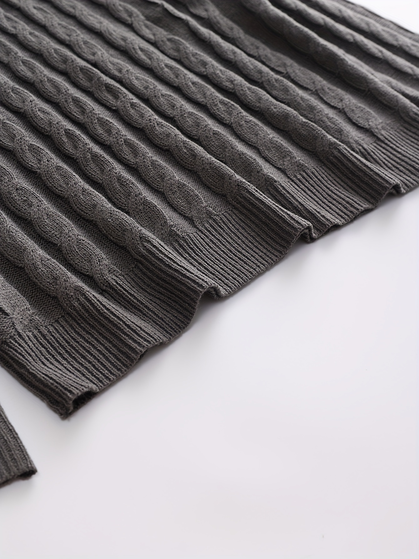 all match knitted shawl collar sweater mens casual warm high stretchy pullover sweater for fall winter details 17