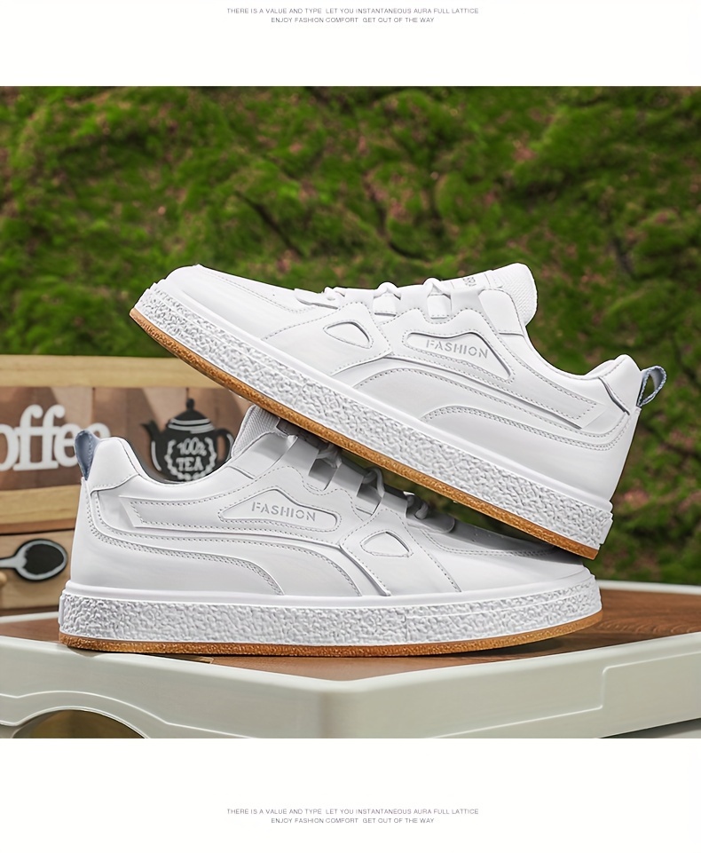 low top skateboard shoes men s trendy comfy non slip durable details 0