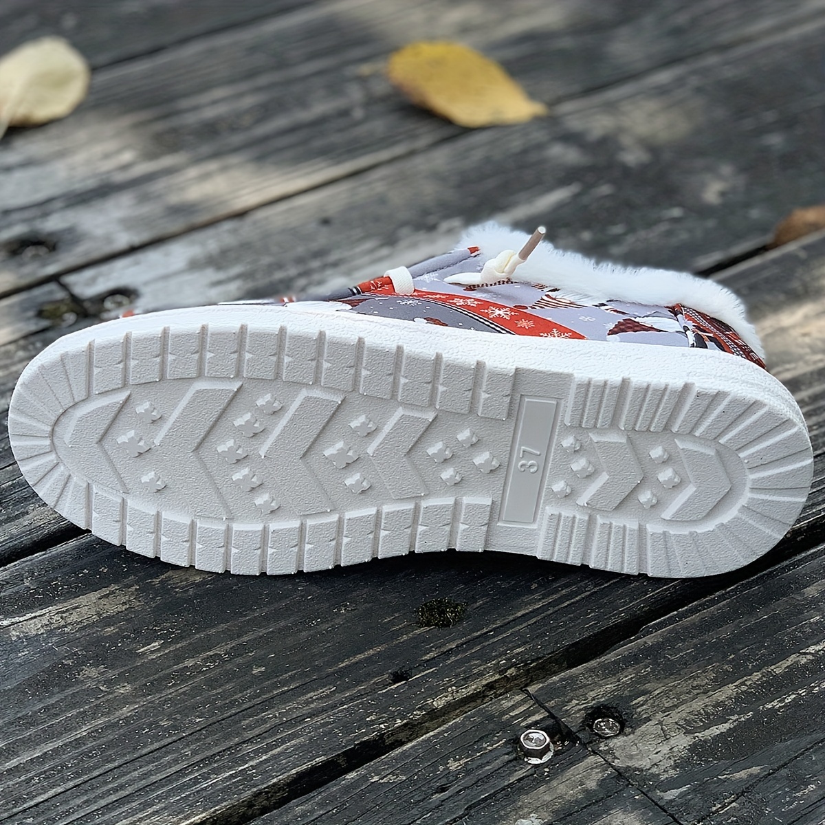 christmas style canvas shoes women s cute cartoon dwarf details 3