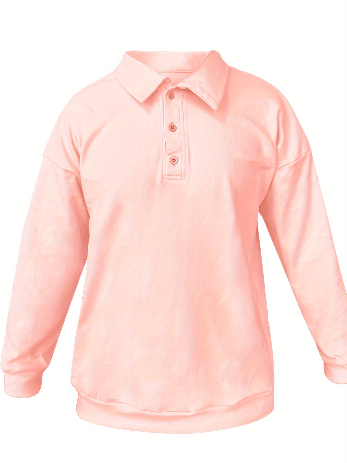 mens casual loose long sleeves button lapel slim shirts details 18