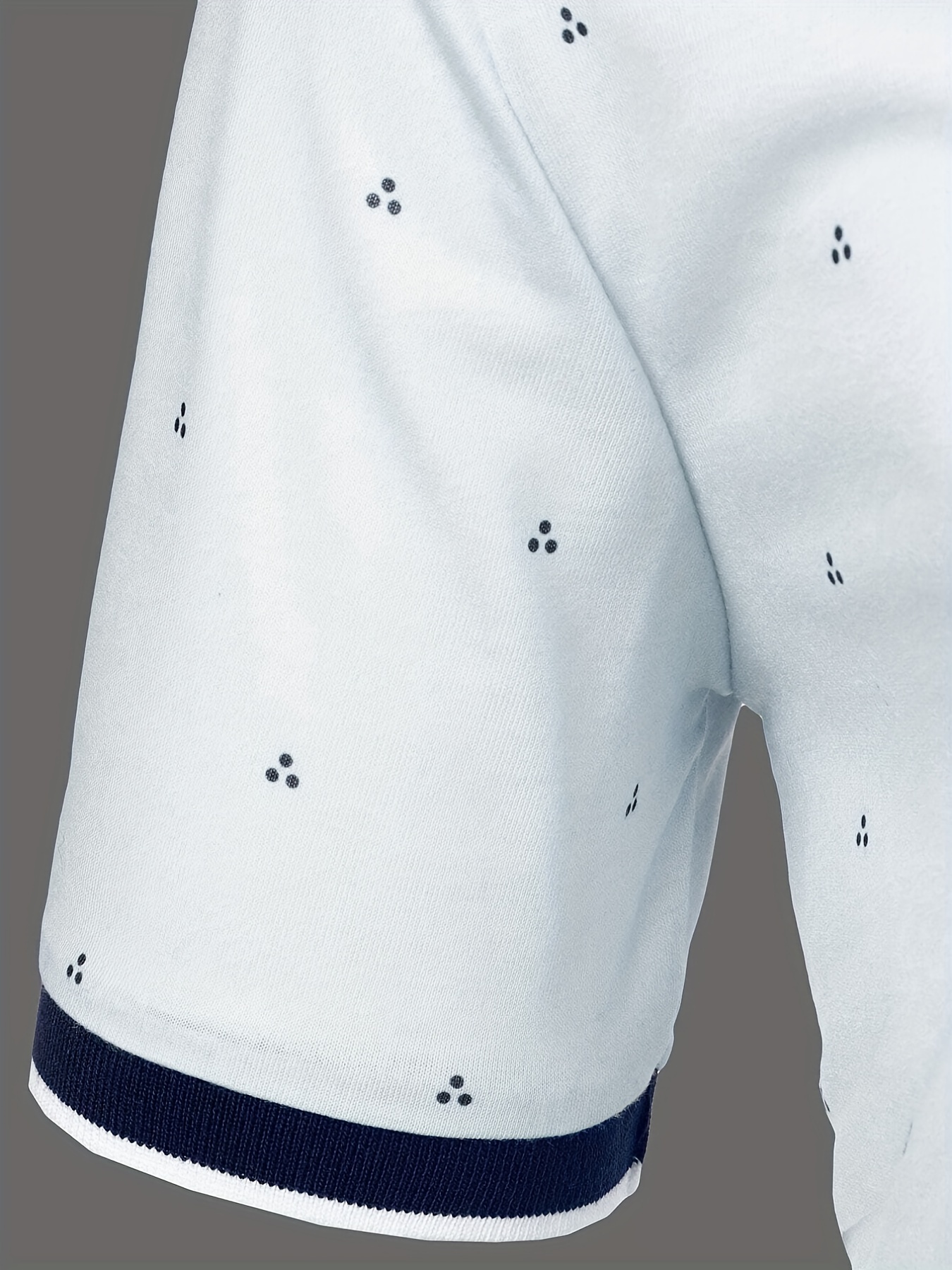 mens shirts casual navy blue slim fit lapel button up shirt details 43