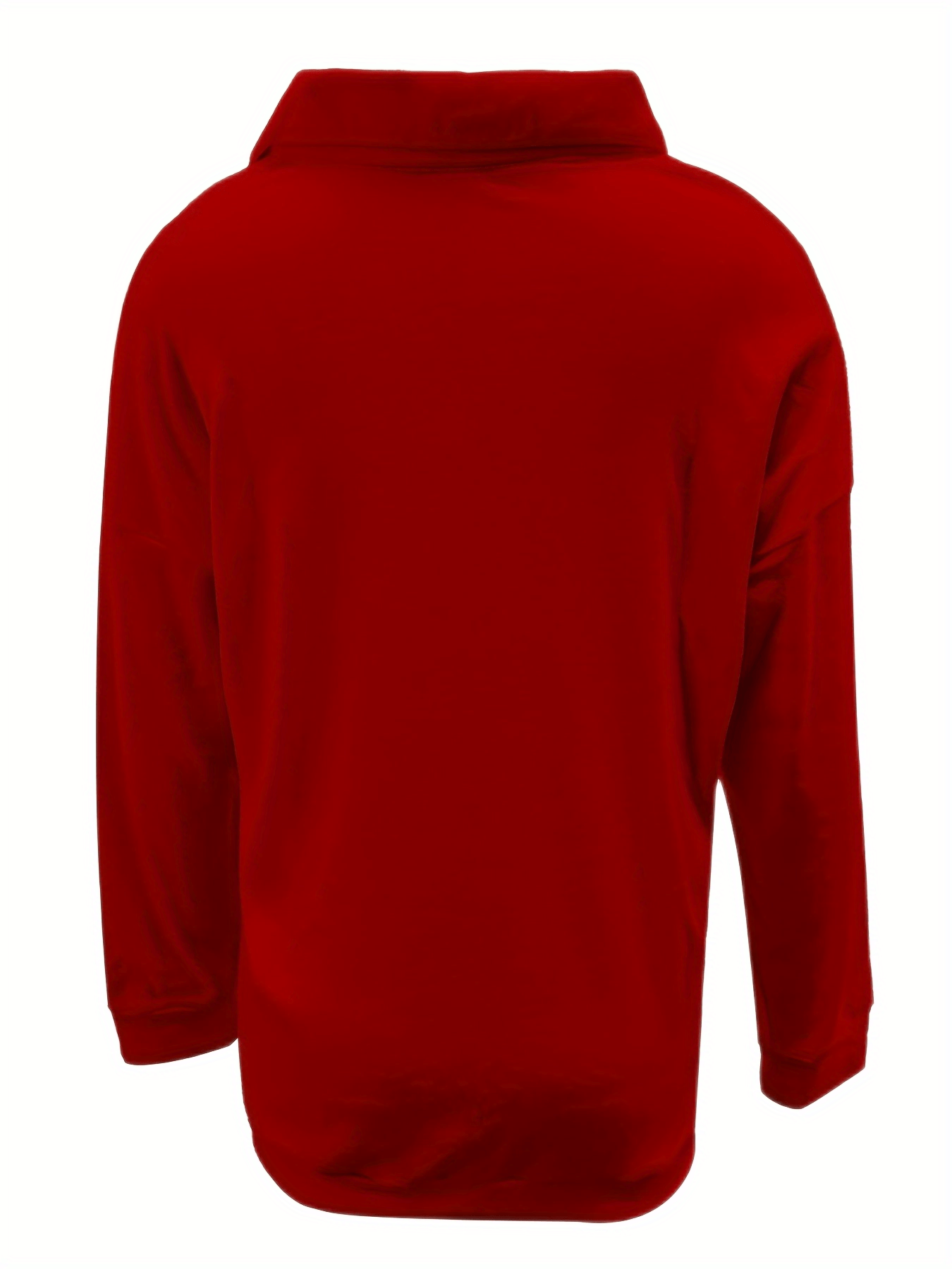 mens casual loose long sleeves button lapel slim shirts details 34