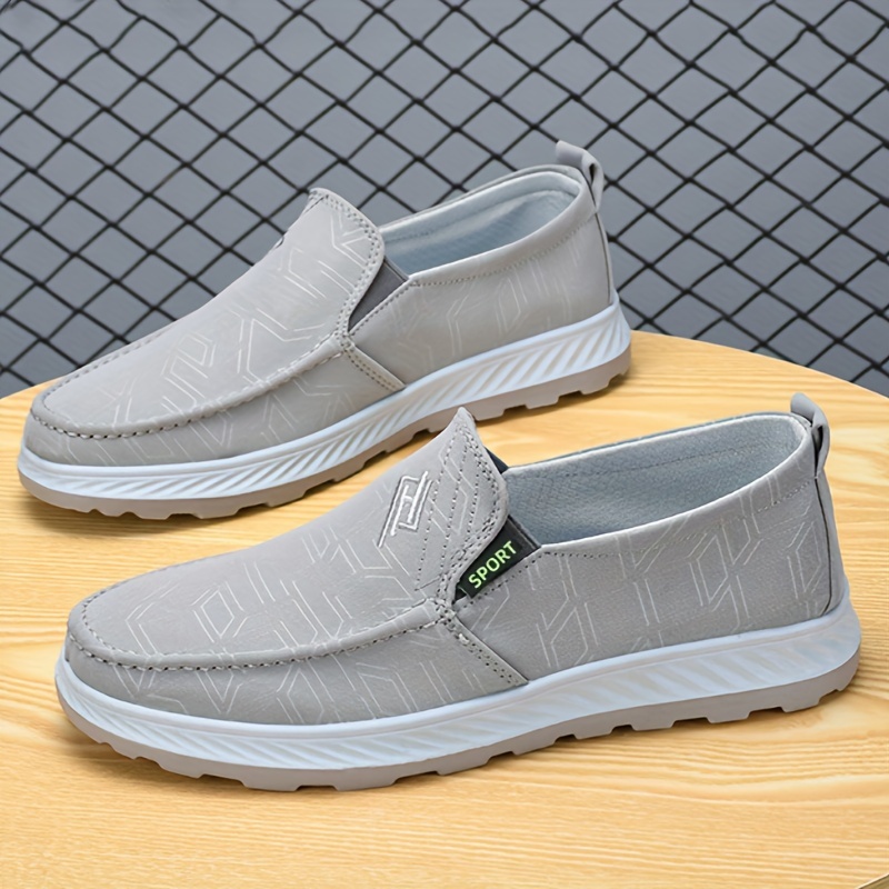 slip loafer shoes men s solid colour breathable comfy non details 9