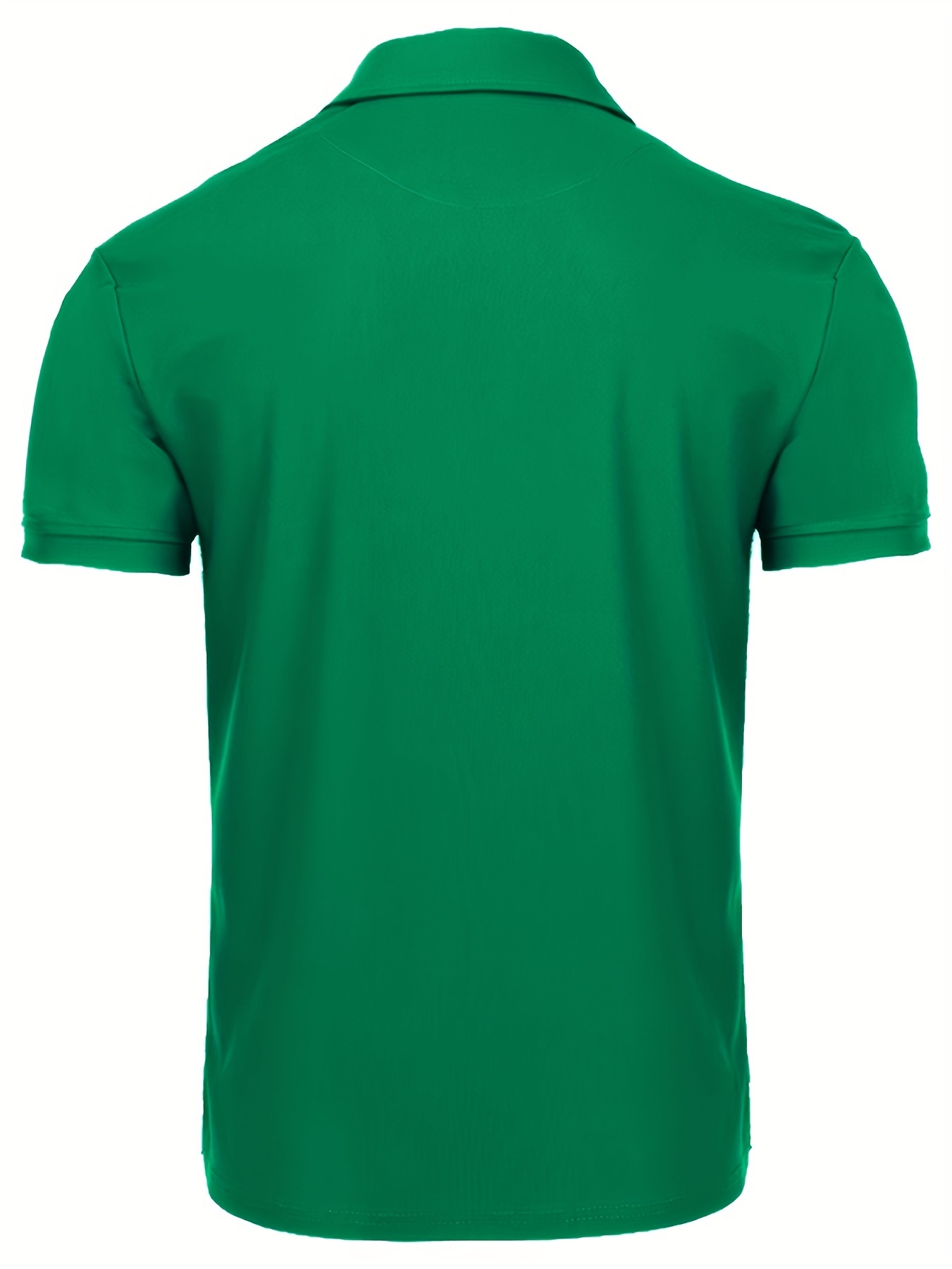 classic design golf shirt mens casual mid stretch short sleeve lapel shirt for summer details 44