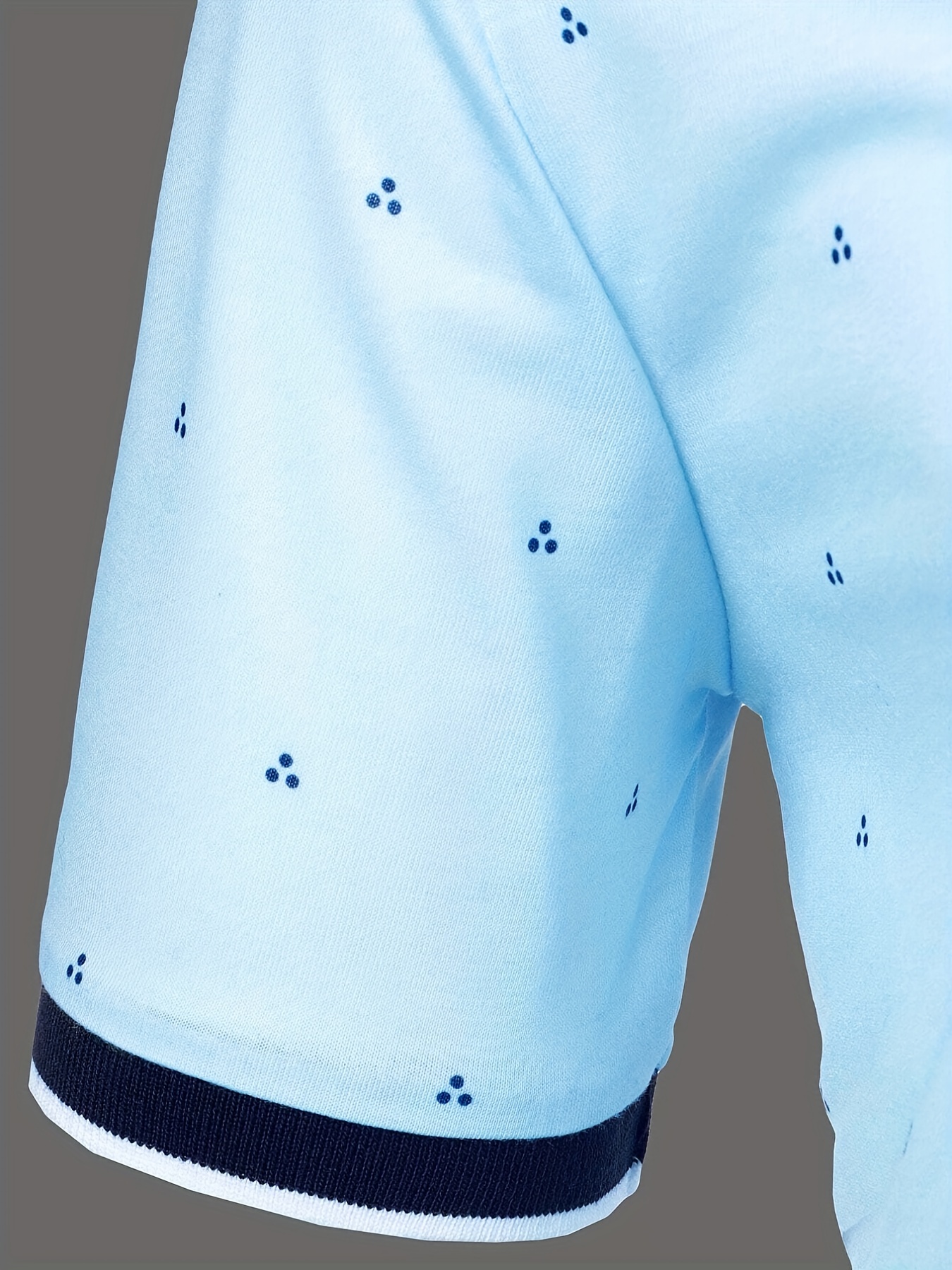 mens shirts casual navy blue slim fit lapel button up shirt details 37