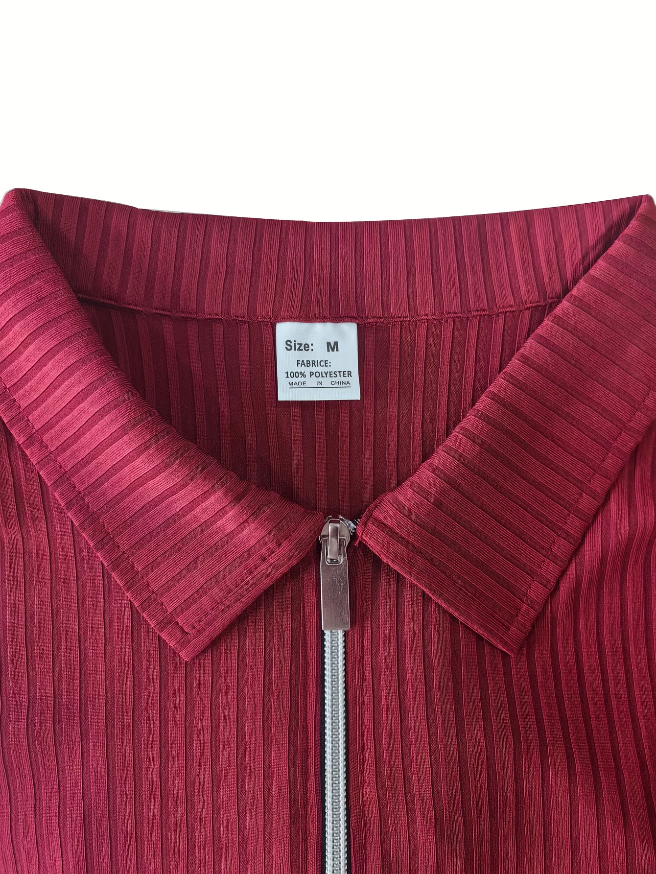 breathable regular fit ribbed golf shirt mens casual v neck t shirt short sleeve for summer mens clothing details 6