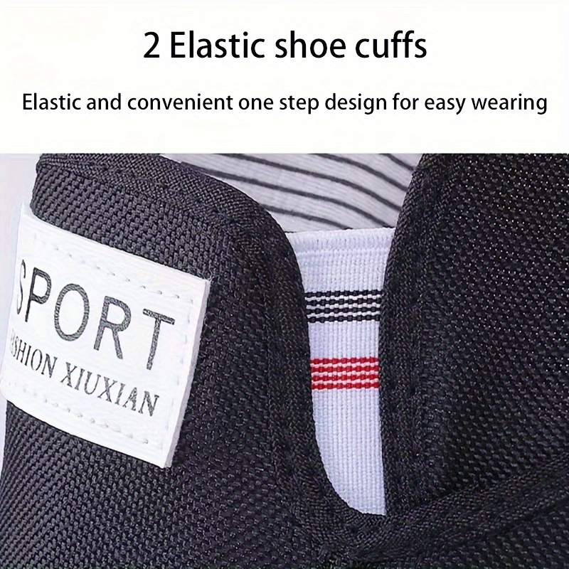 mens solid color breathable slip on loafer shoes comfy non slip casual durable lightweight walking shoes mens footwear men s shoes temu details 5