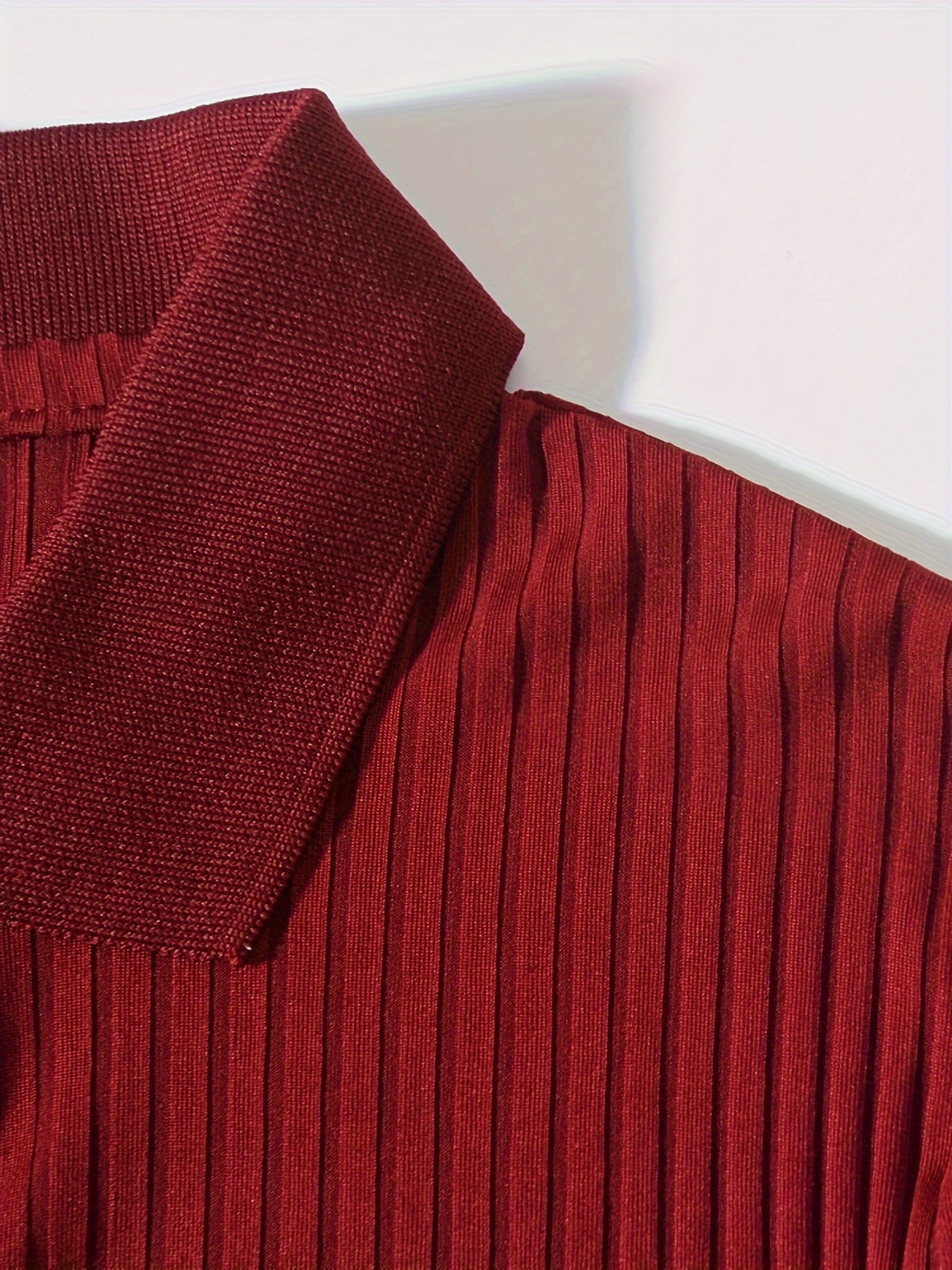 lapel shirt, ribbed mens all match sweetheart v neck long sleeve lapel shirt spring fall outdoor activity details 15