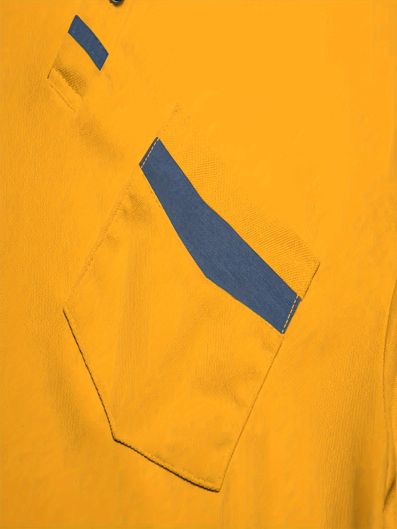 breathable regular fit contrast color design golf shirt mens casual v neck t shirt short sleeve for summer mens clothing details 11