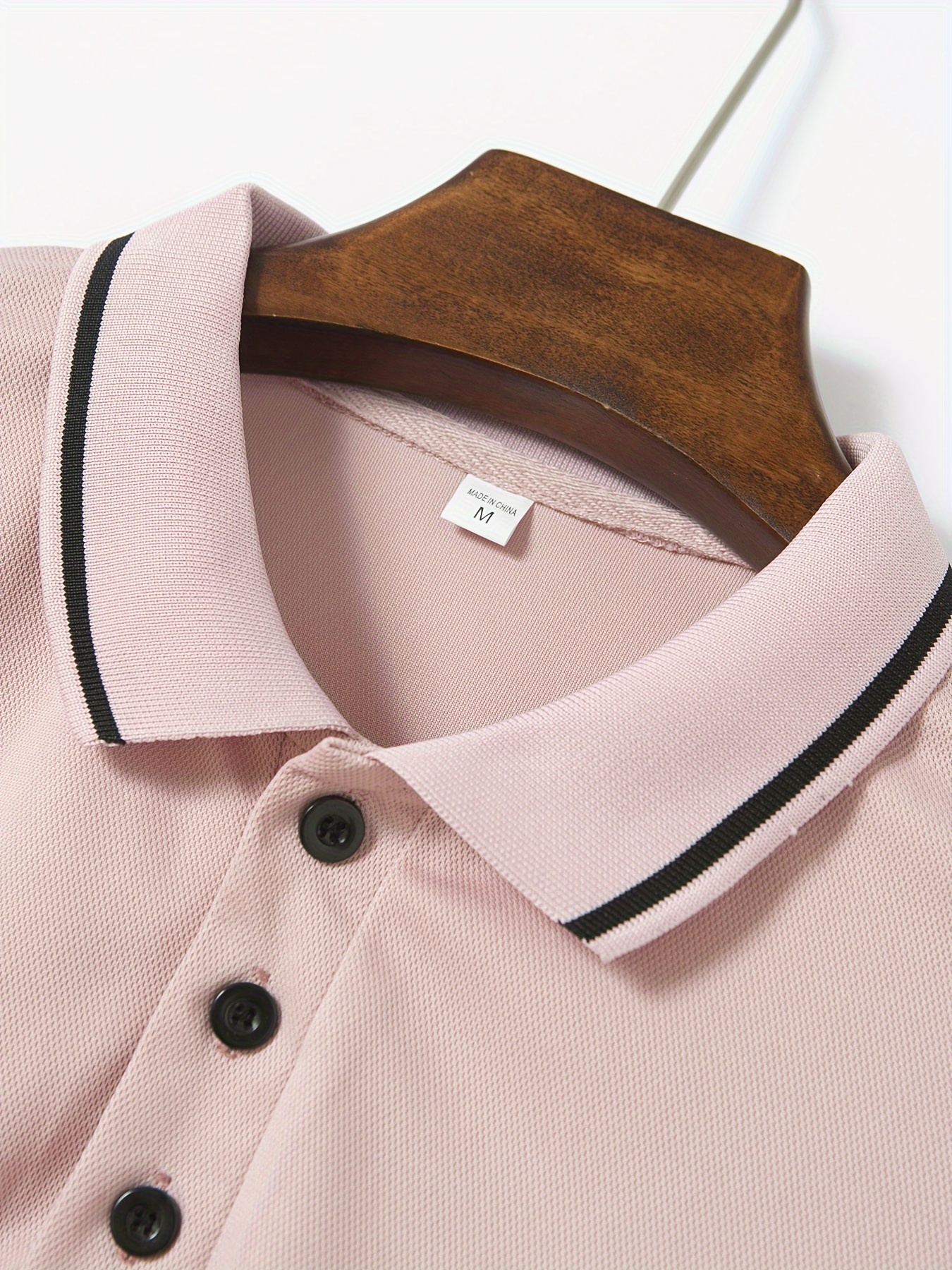 shirt, casual contrast binding mens short sleeve lapel sports shirt summer outdoor gift for men details 18