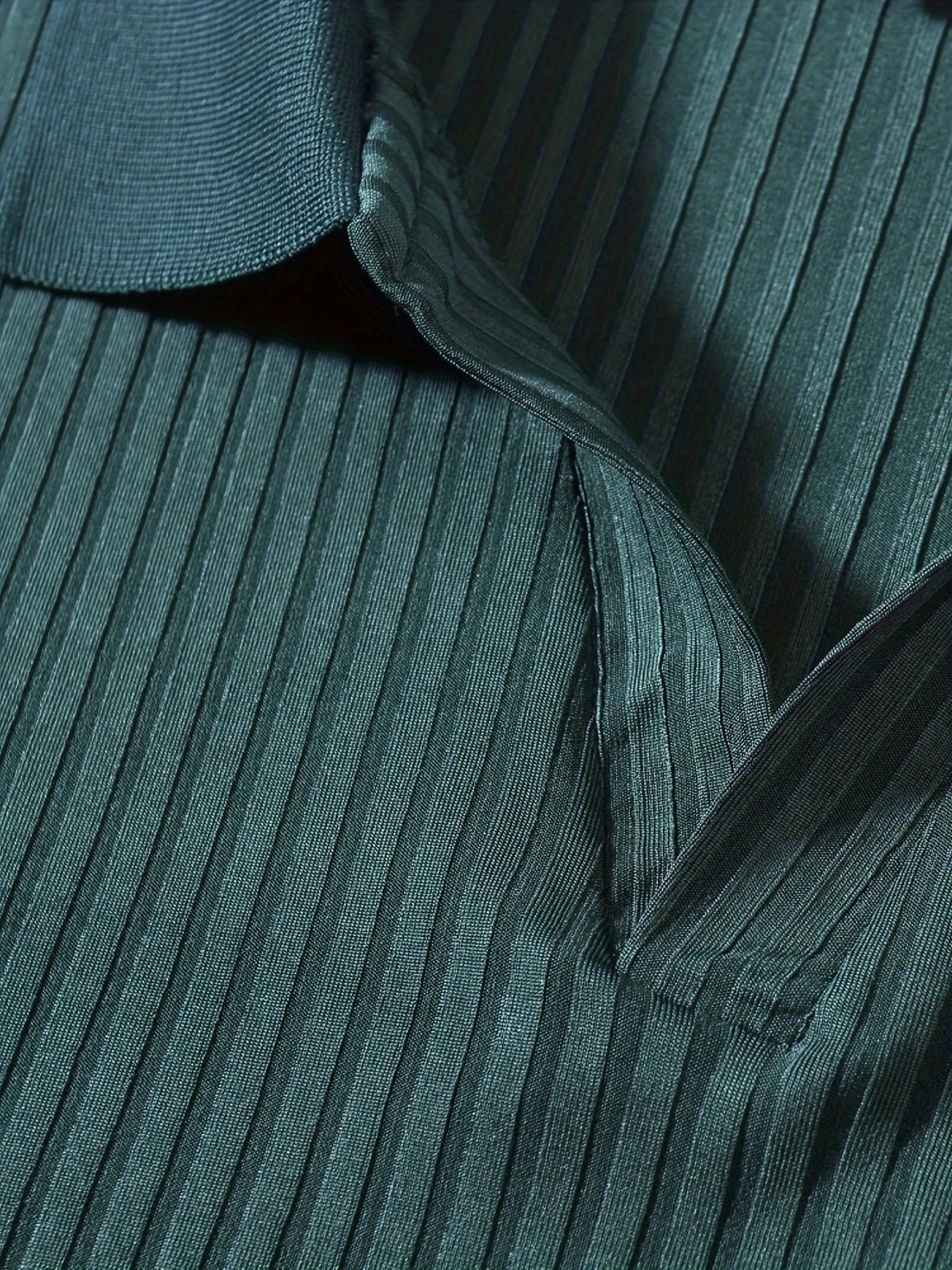 lapel shirt, ribbed mens all match sweetheart v neck long sleeve lapel shirt spring fall outdoor activity details 23