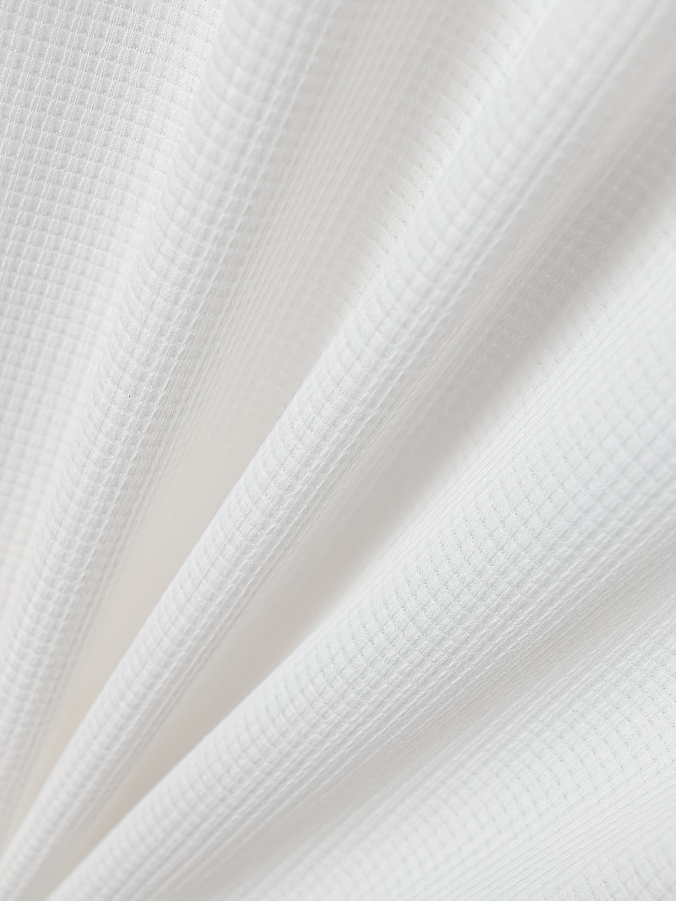 breathable regular fit waffle golf shirt mens casual v neck t shirt short sleeve for summer mens clothing details 5