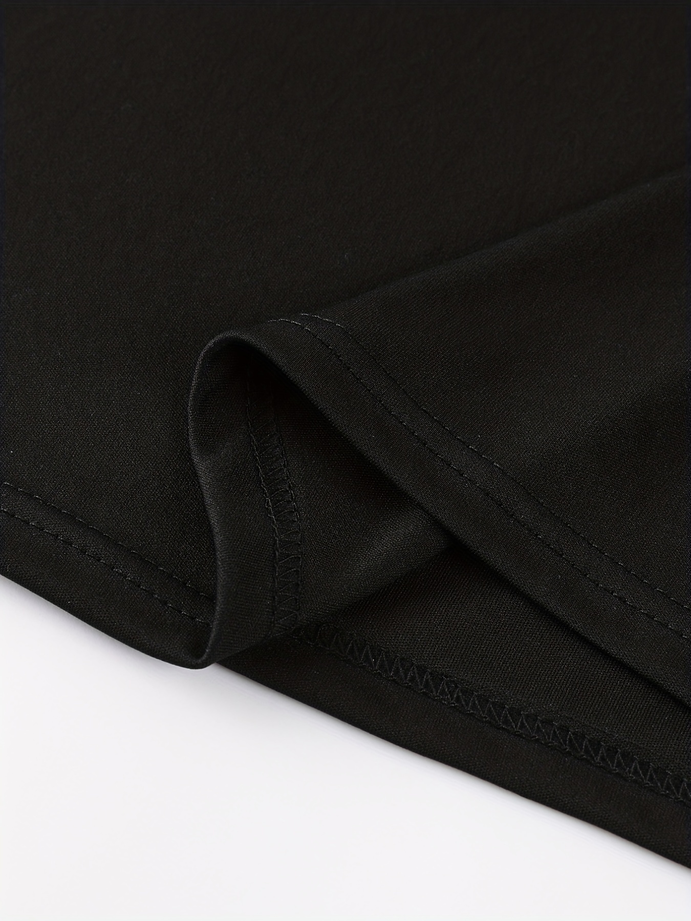 solid color mens casual short sleeves zipper shirts lapel collar tops pullovers mens clothing for summer details 55