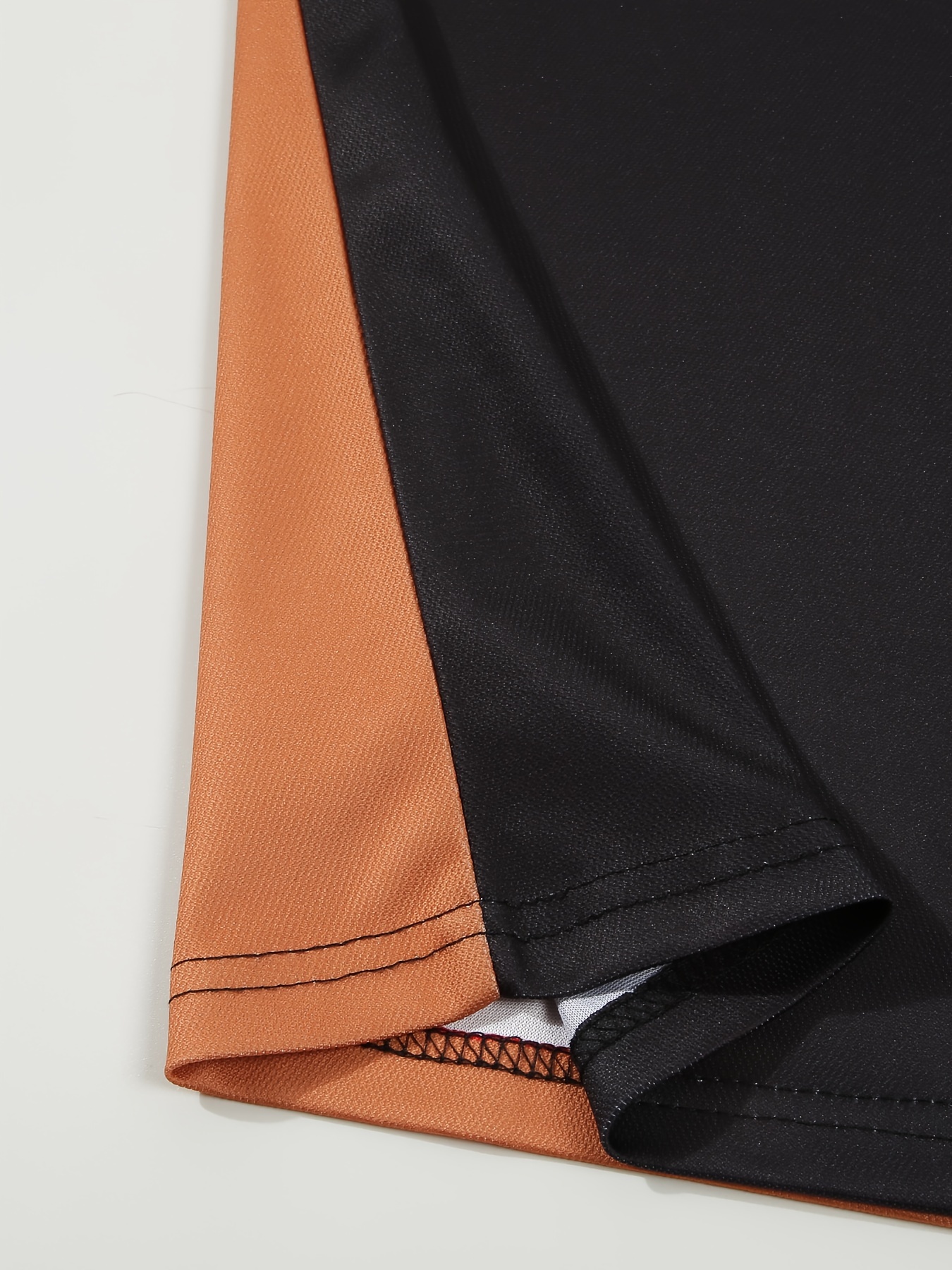 lapel shirt, striped mens casual color block short sleeve lapel shirt with chest pocket for summer golf details 3