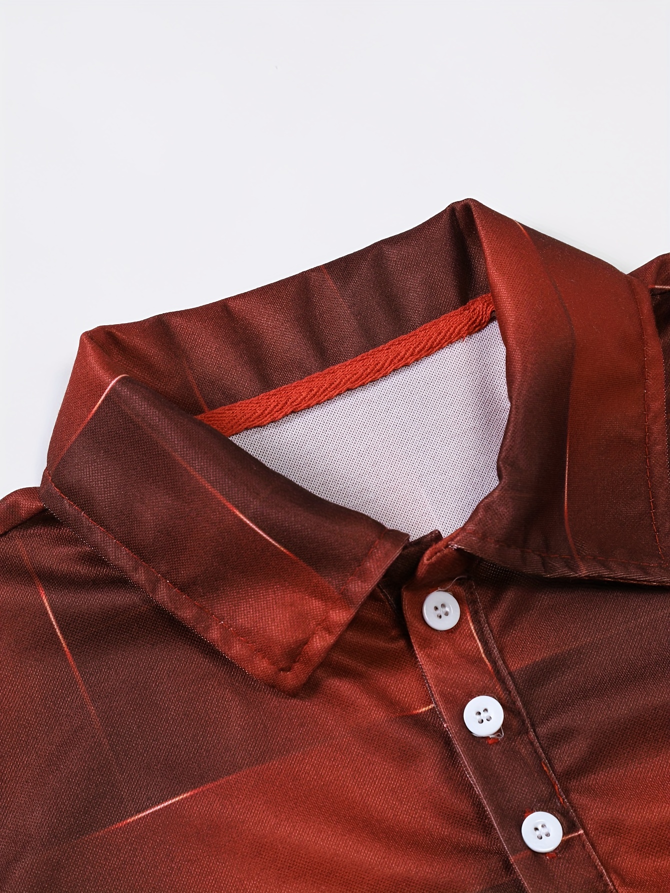 stylish mens casual button up short sleeve lightweight shirt mens clothes for summer details 5