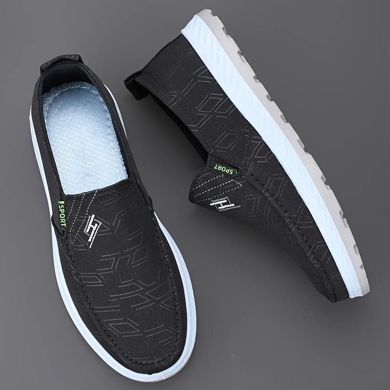 slip loafer shoes men s solid colour breathable comfy non details 6