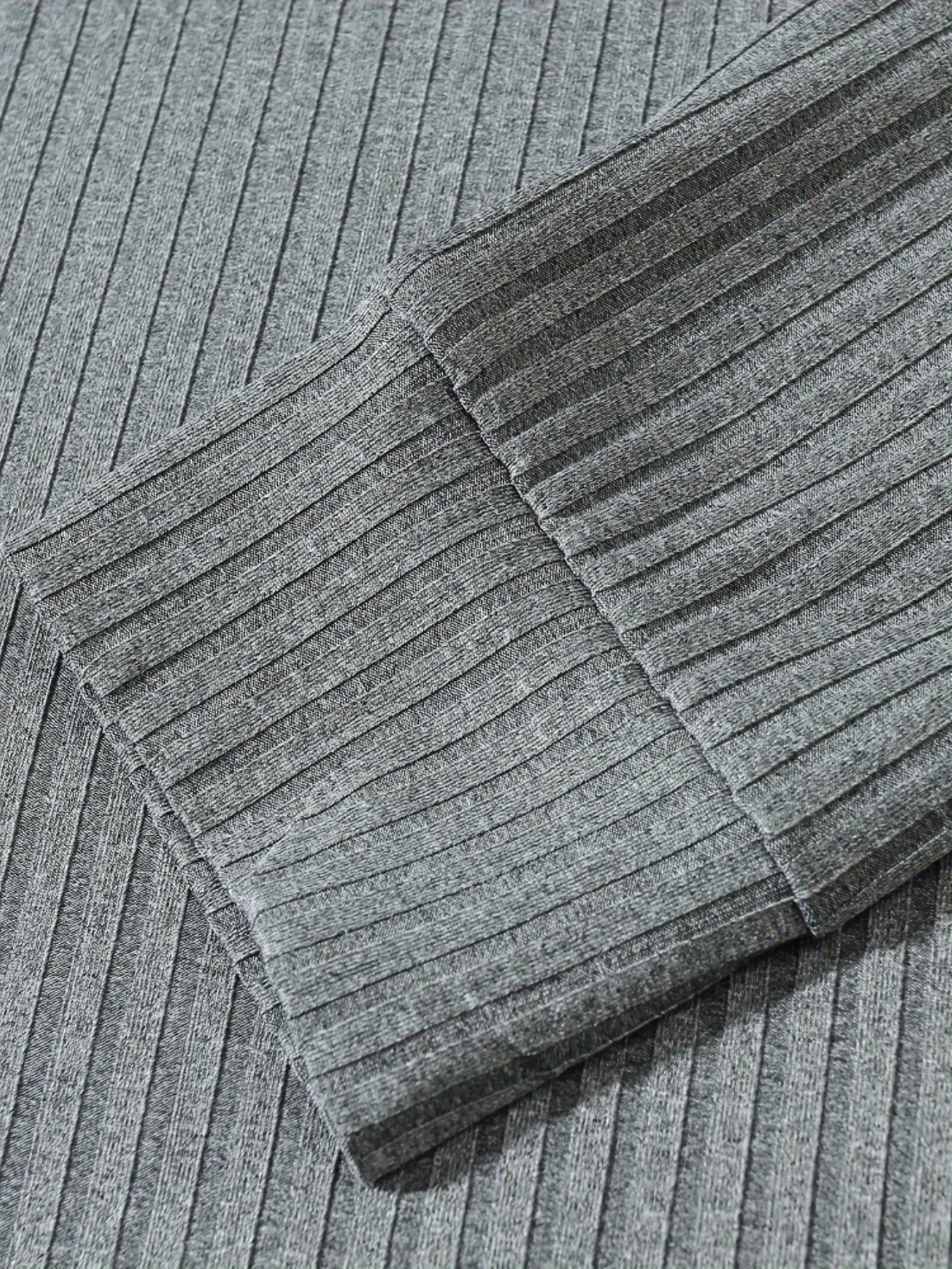 lapel shirt, ribbed mens all match sweetheart v neck long sleeve lapel shirt spring fall outdoor activity details 2