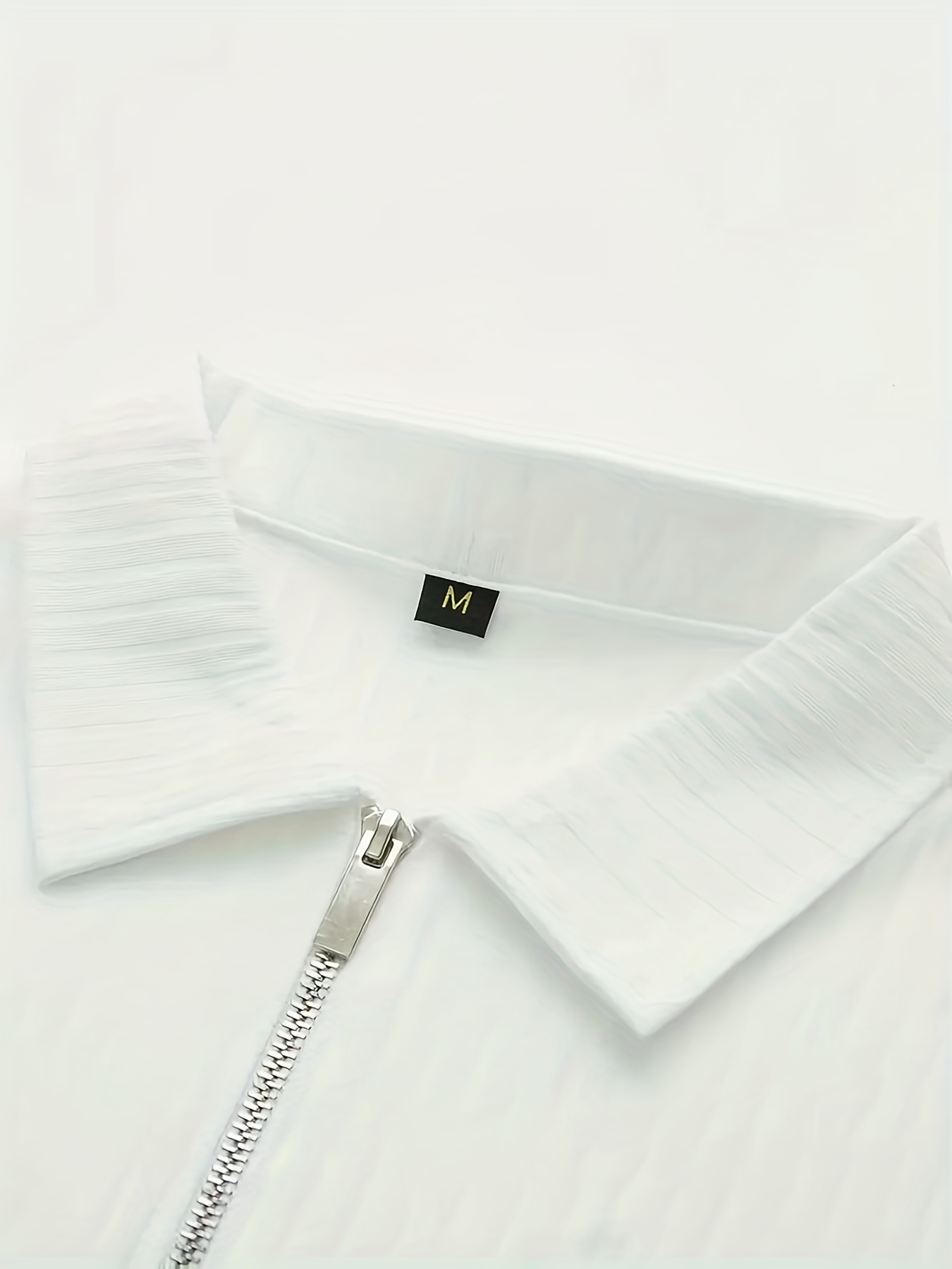 casual comfy mens long sleeve zipper lapel golf shirt male spring fall clothing details 17