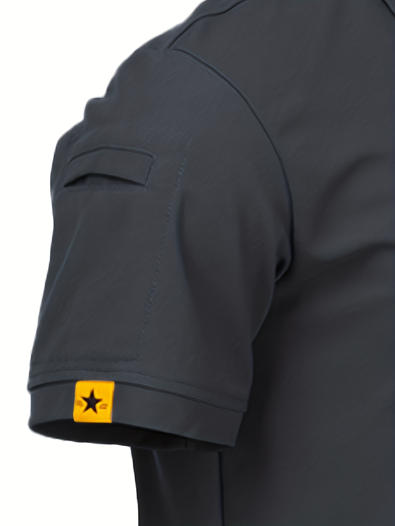 classic design golf shirt mens casual mid stretch short sleeve lapel shirt for summer details 32