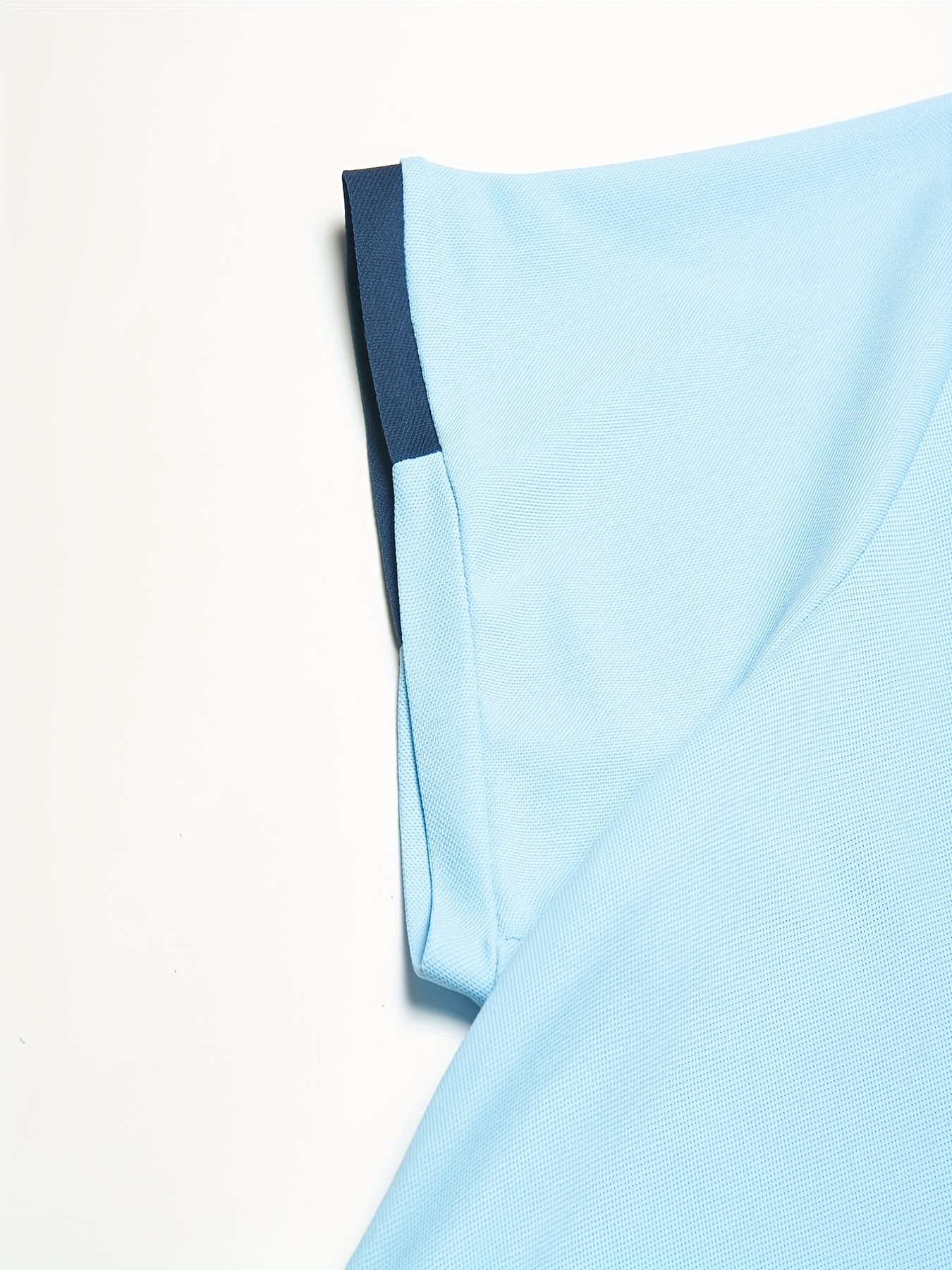 breathable regular fit contrast color design golf shirt mens casual v neck t shirt short sleeve for summer mens clothing details 49