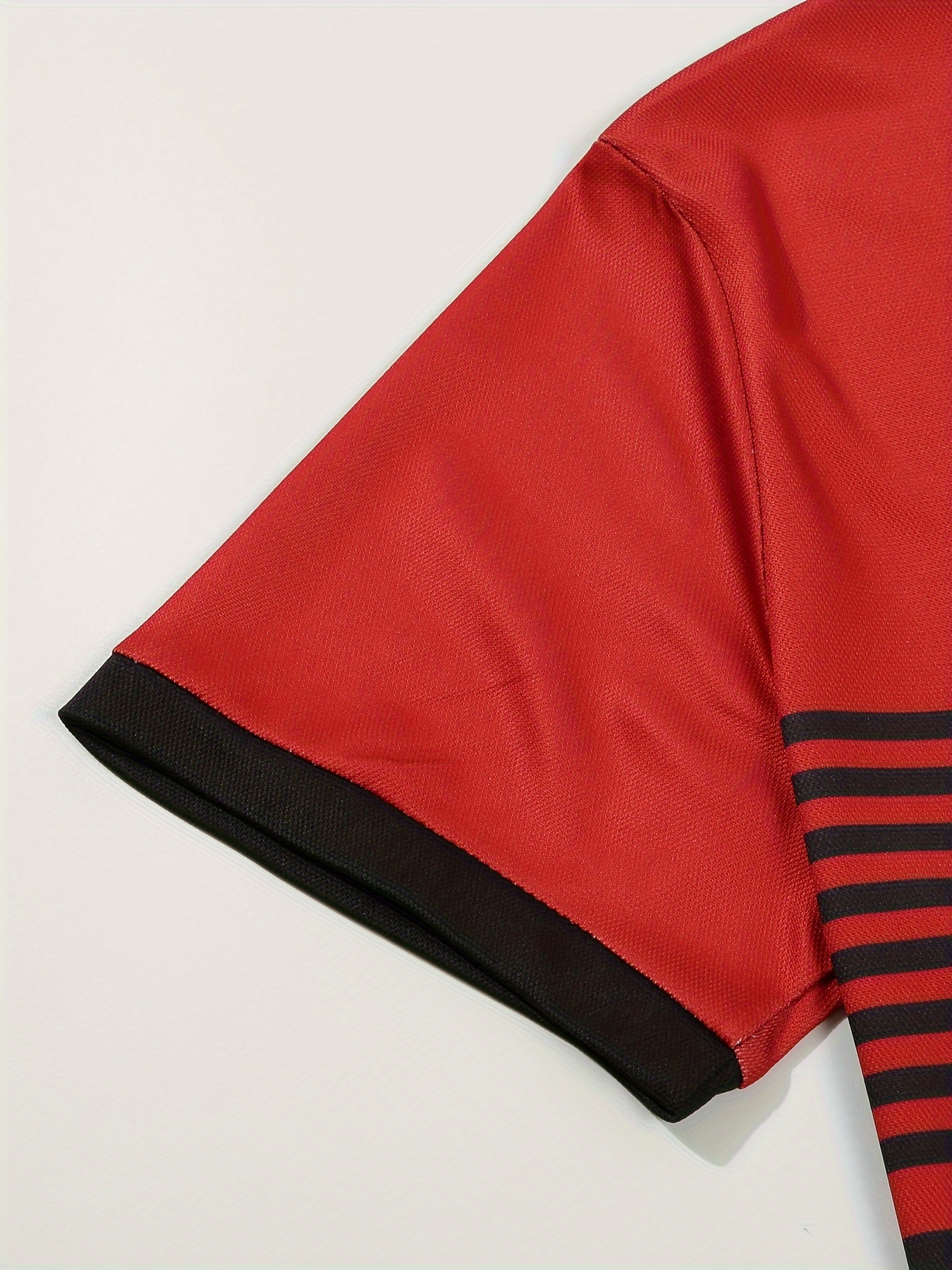 lapel shirt, striped mens casual color block short sleeve lapel shirt with chest pocket for summer golf details 50