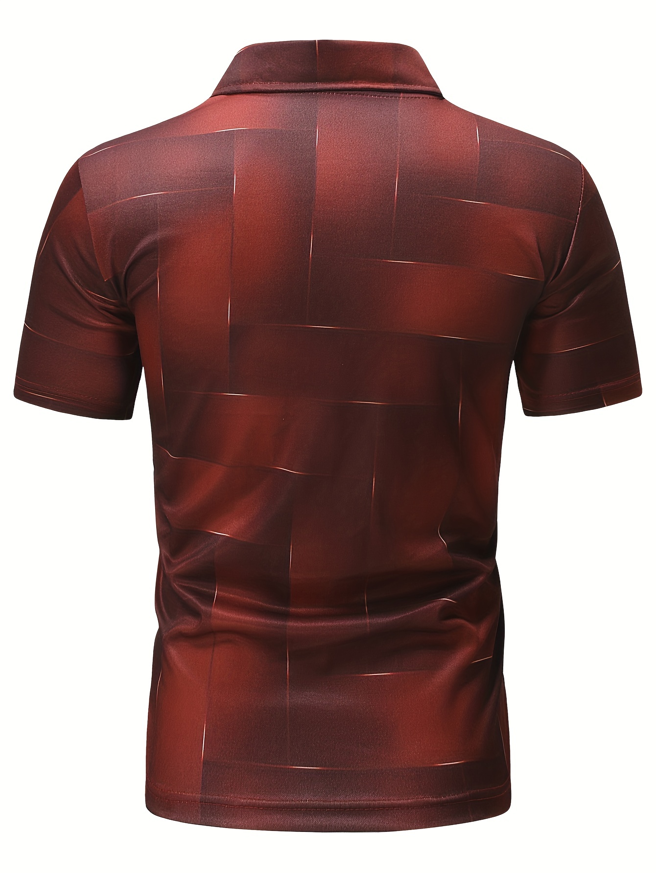 stylish mens casual button up short sleeve lightweight shirt mens clothes for summer details 3