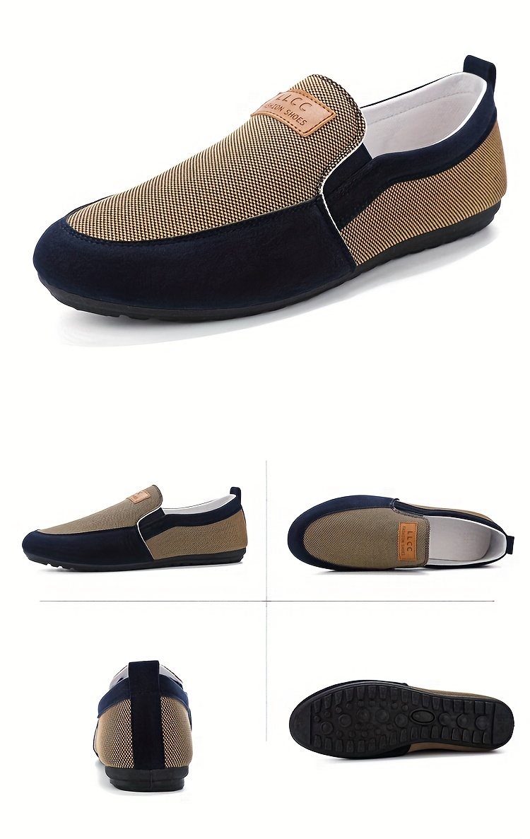 slip canvas shoes men s breathable comfy non slip durable details 11