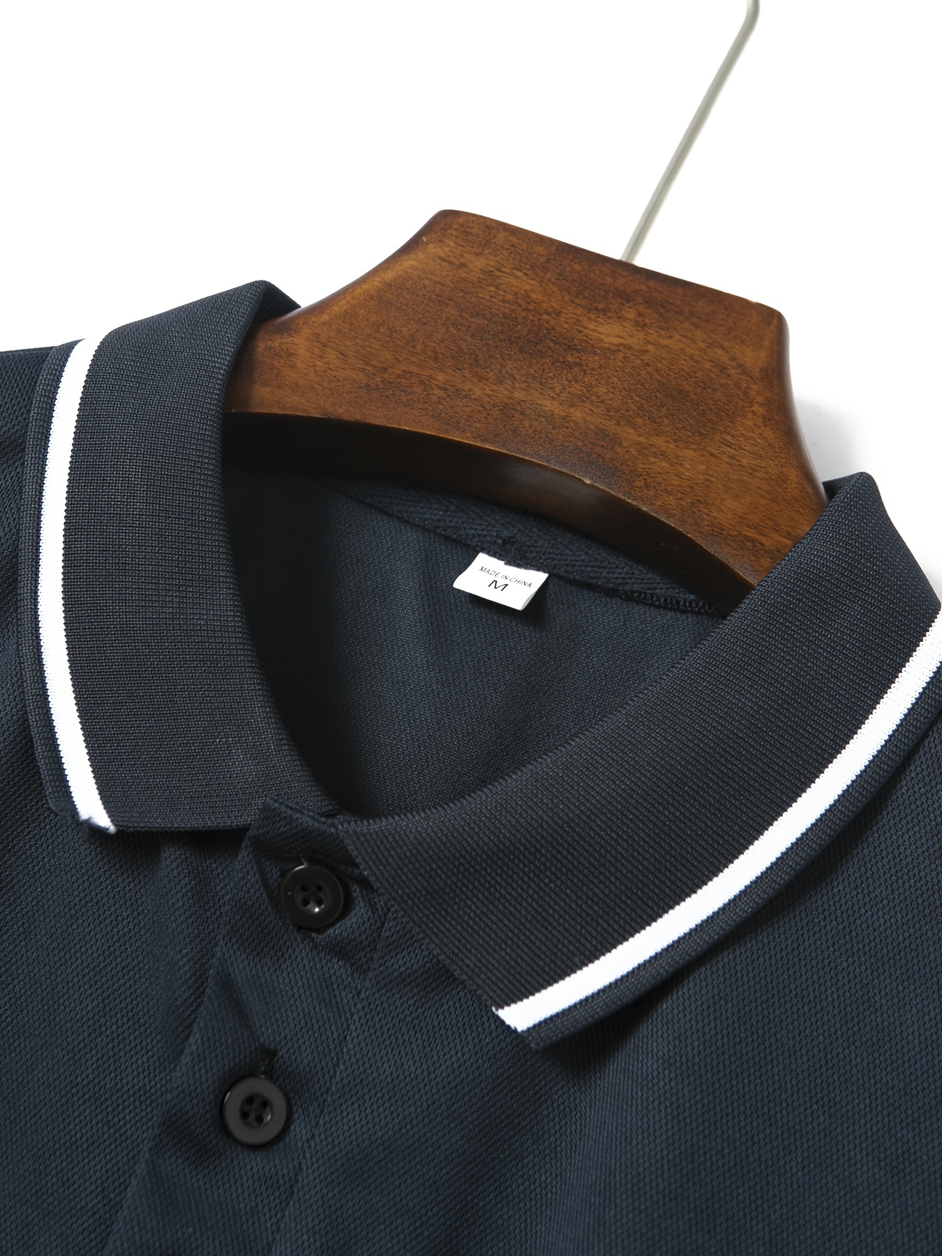 shirt, casual contrast binding mens short sleeve lapel sports shirt summer outdoor gift for men details 3